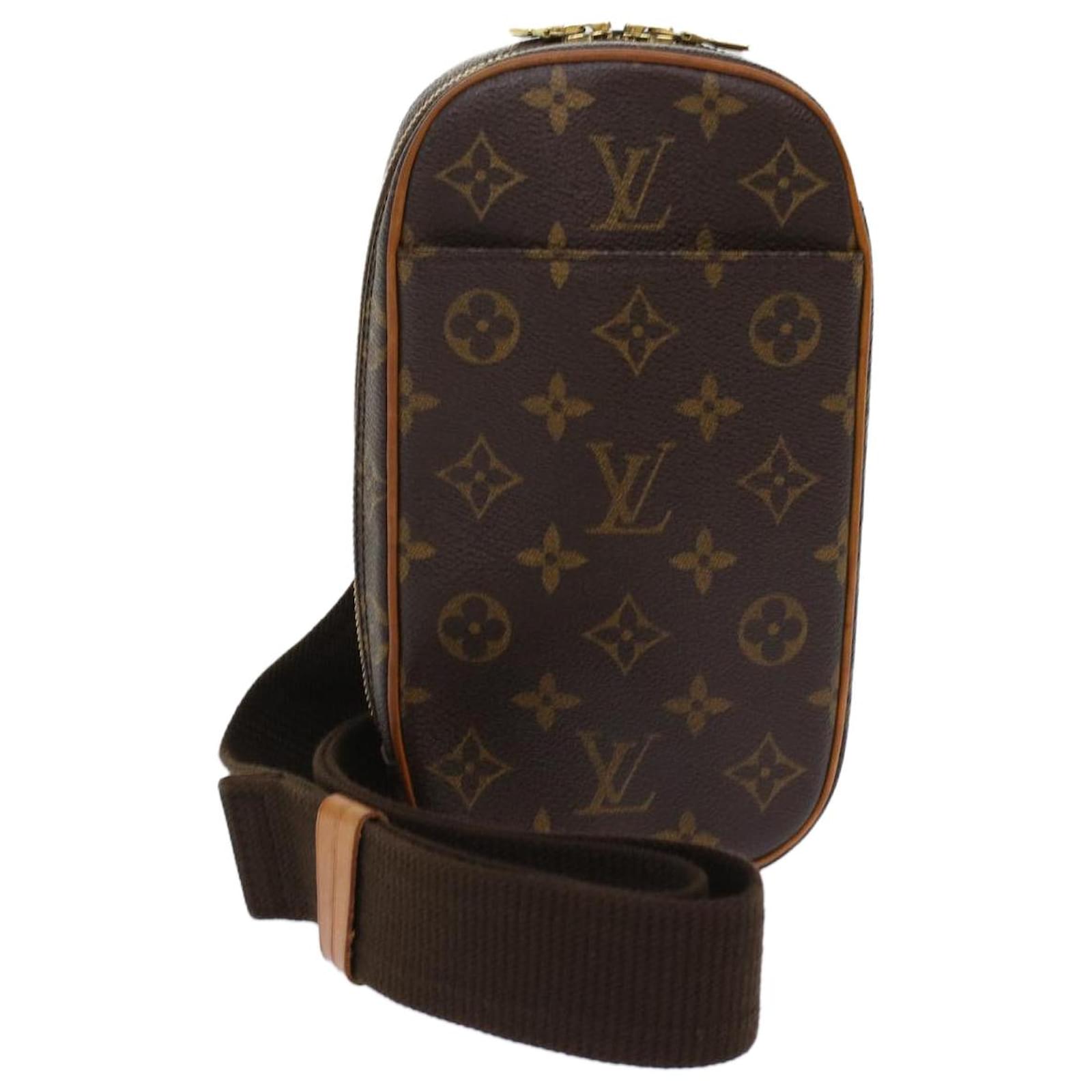Louis Vuitton LV Shoulder Bag Pochette Gange Brown Monogram