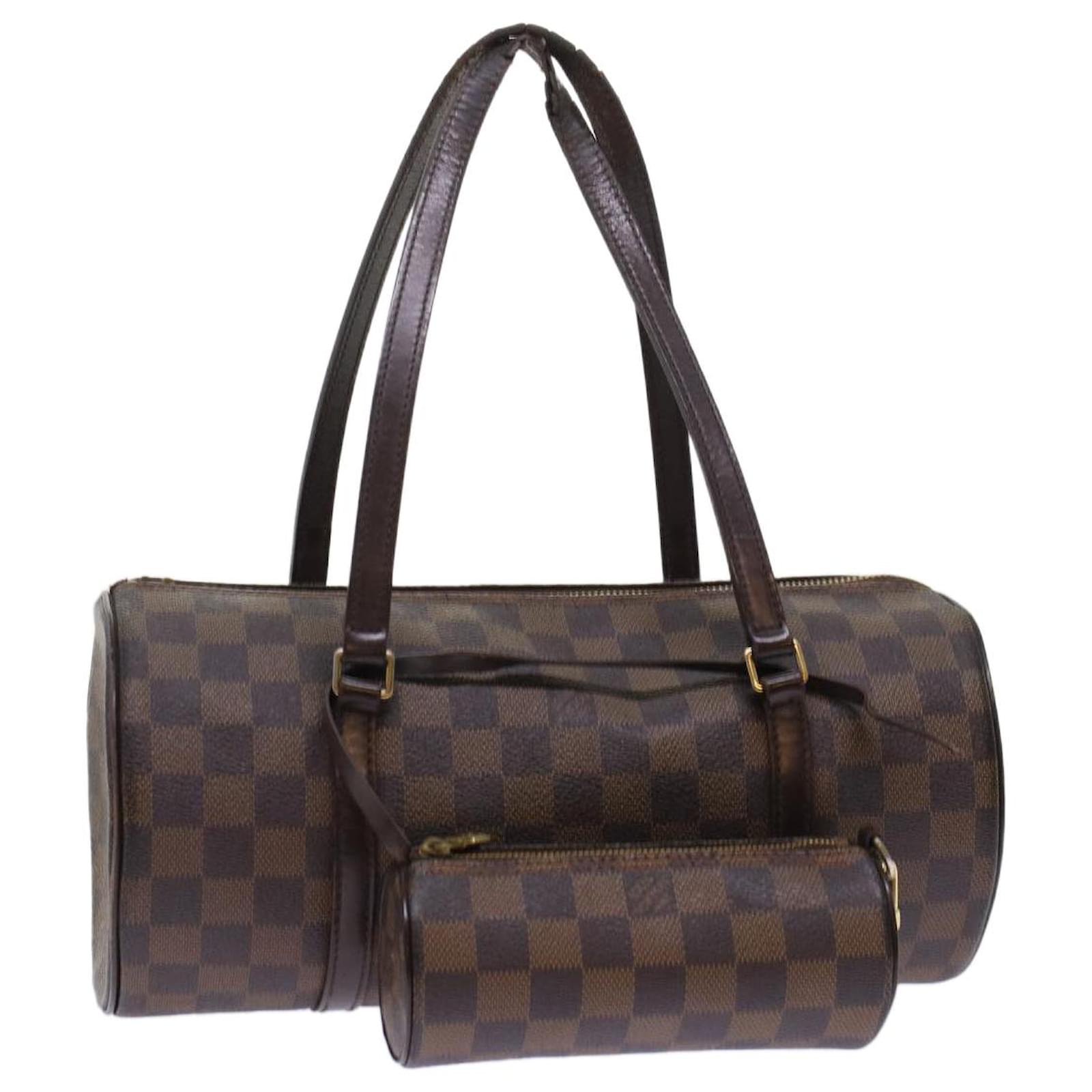 Louis Vuitton Papillon Size 30 Red N51303 Damier Ebene Canvas