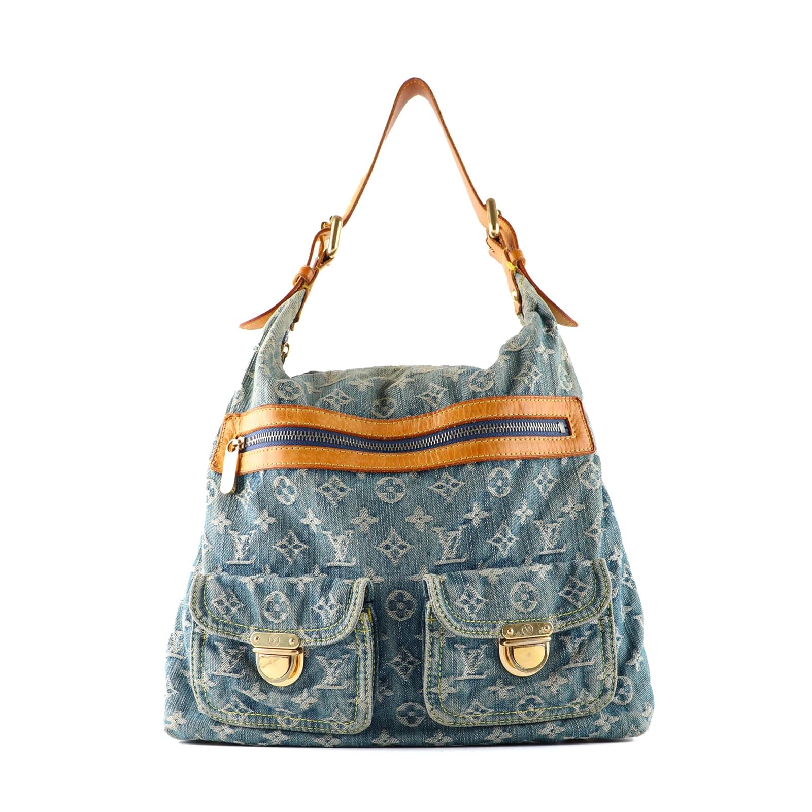 LOUIS VUITTON Handbags T. Denim - Jeans Blue ref.1027611 - Joli Closet
