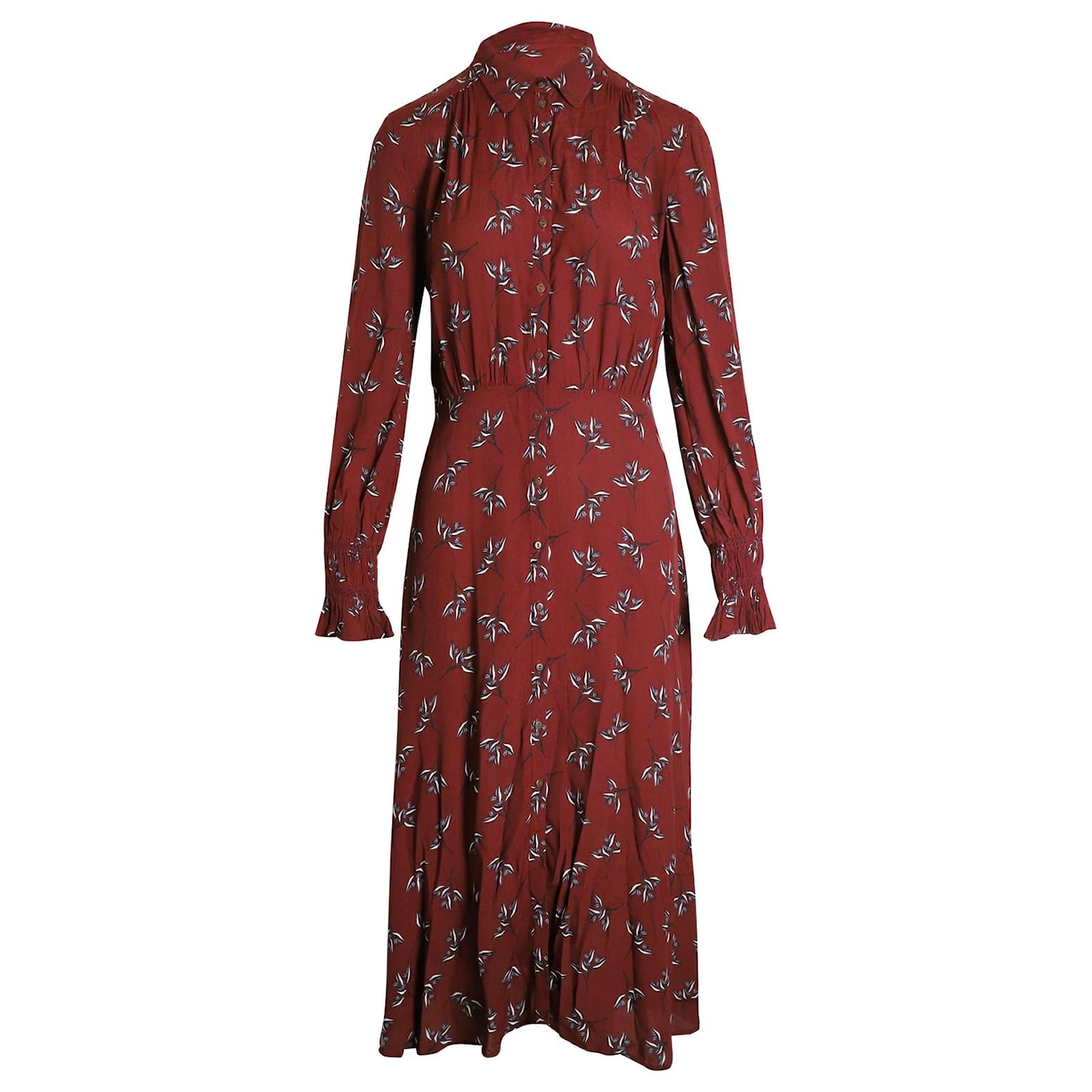 princess polly baby blue dress Paisley print midi dress | Dresses main image 1