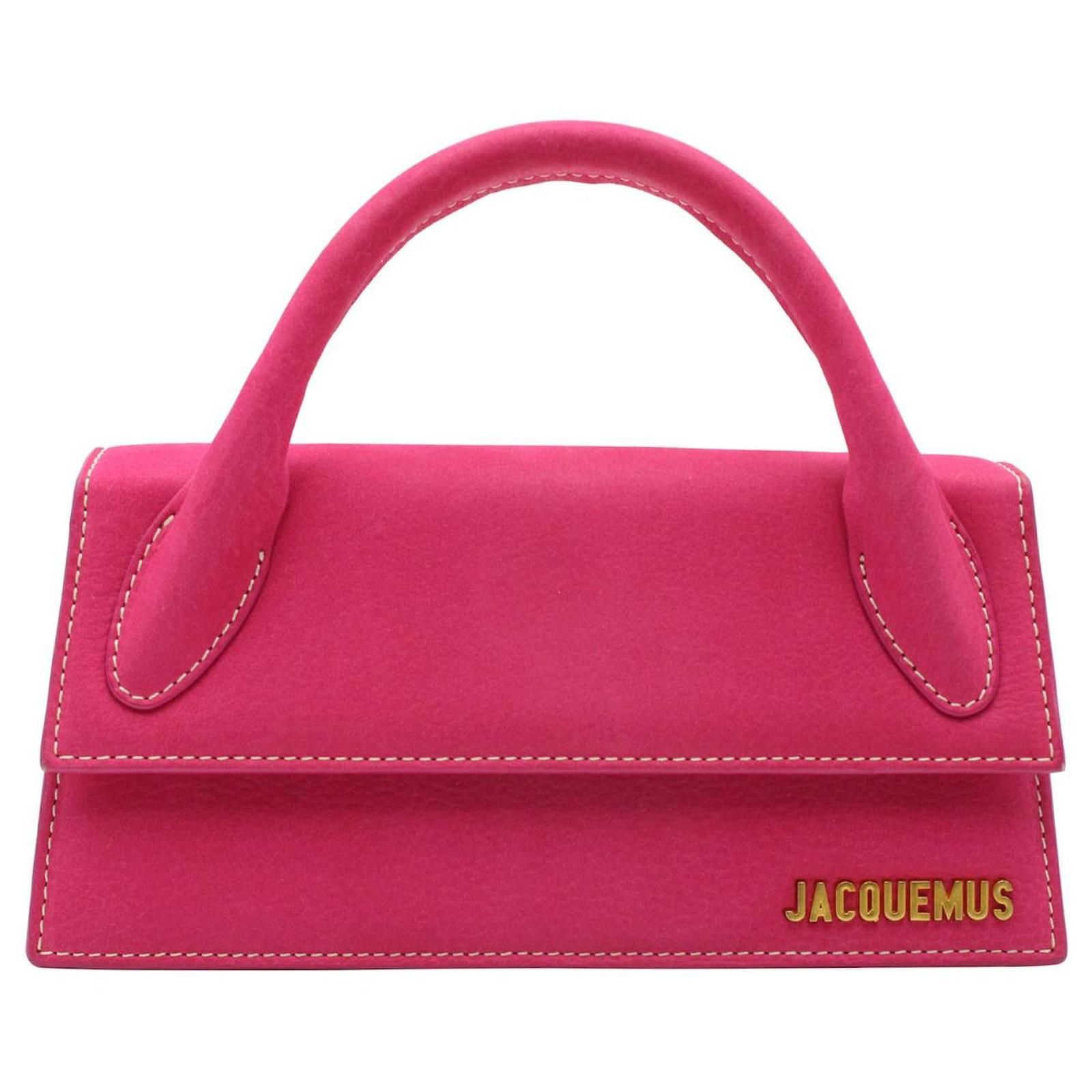 Jacquemus Le Chiquito Leather Mini Bag in Pink