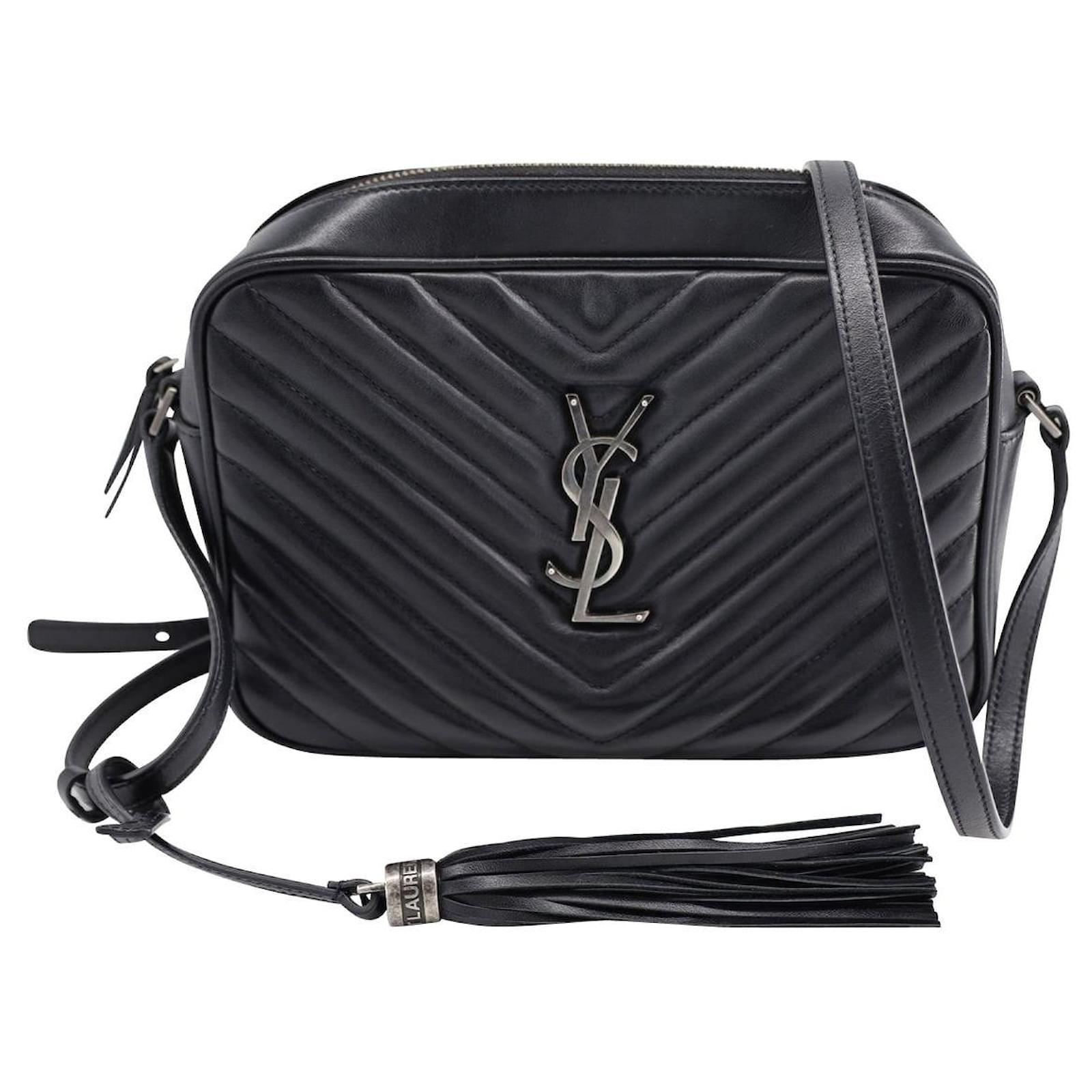 Saint Laurent Lou Camera Bag in Black Leather ref.1028060 Joli Closet