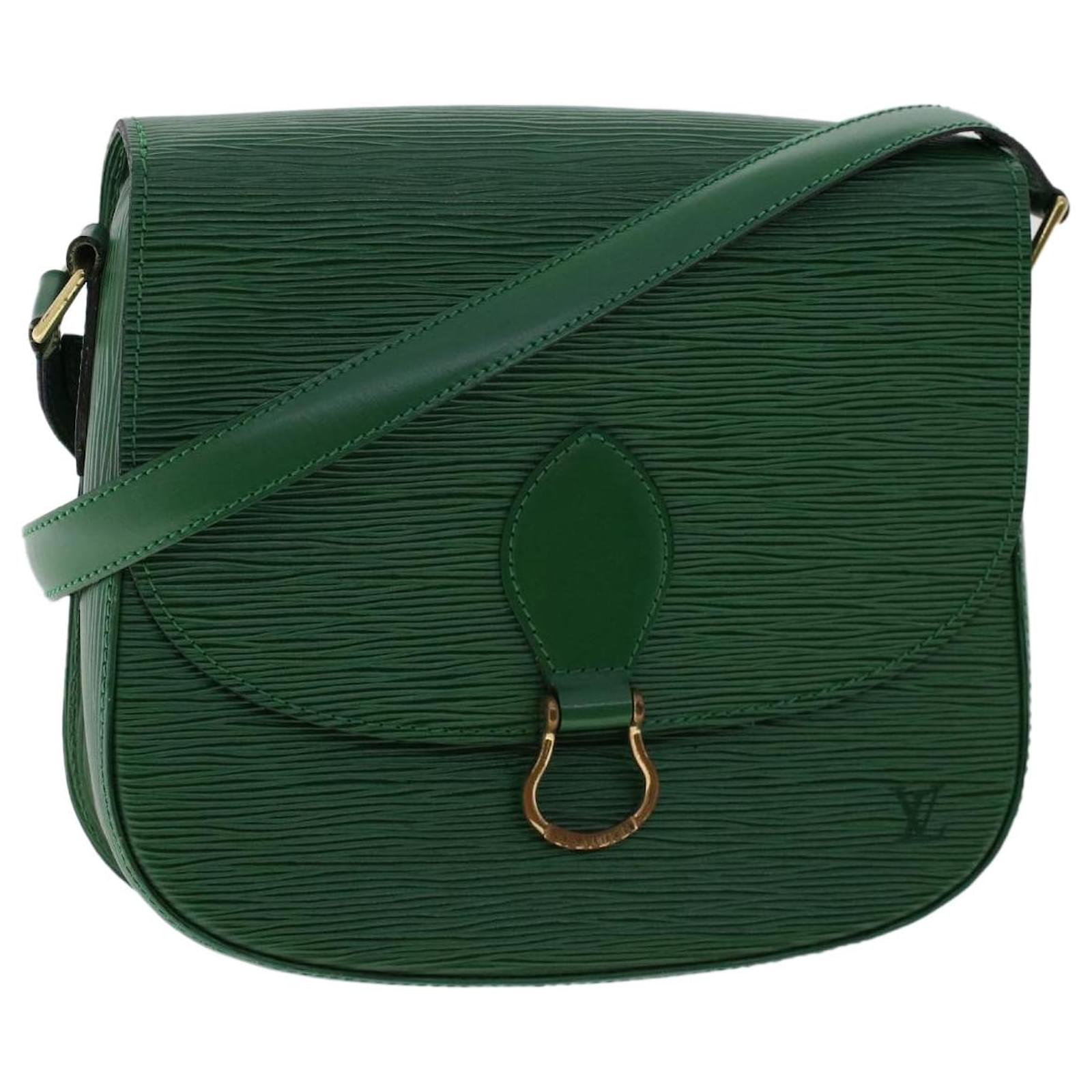 Louis Vuitton Green Epi Saint Cloud Shoulder/Crossbody Bag