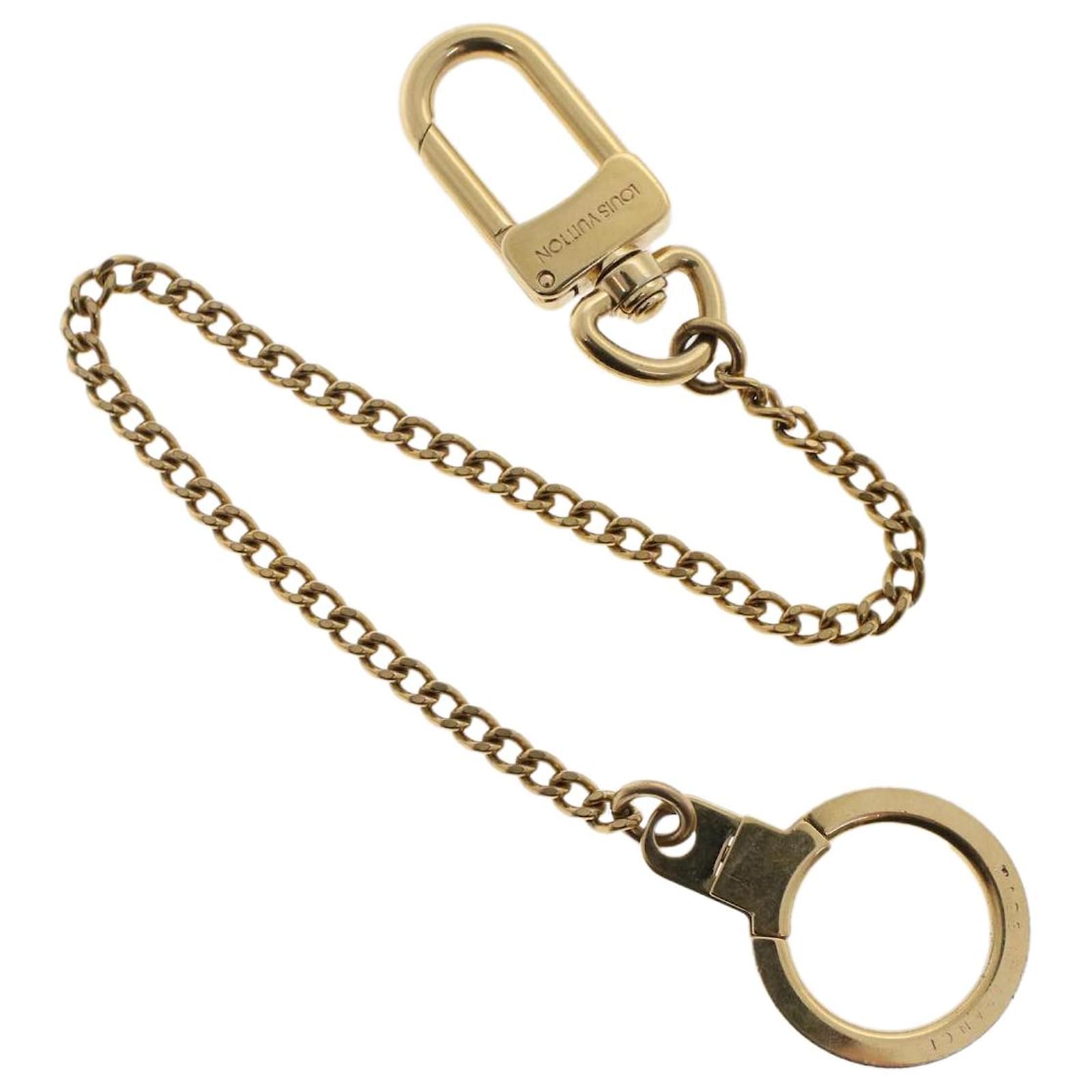 LOUIS VUITTON Chainne Anneau Cles Key Ring Gold Tone M58021 LV