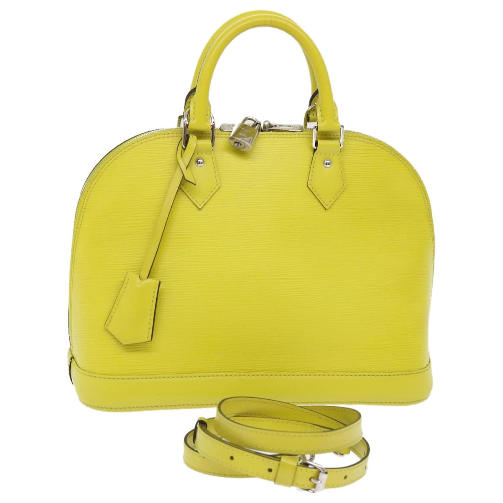 Louis Vuitton Alma PM Yellow Epi M52149