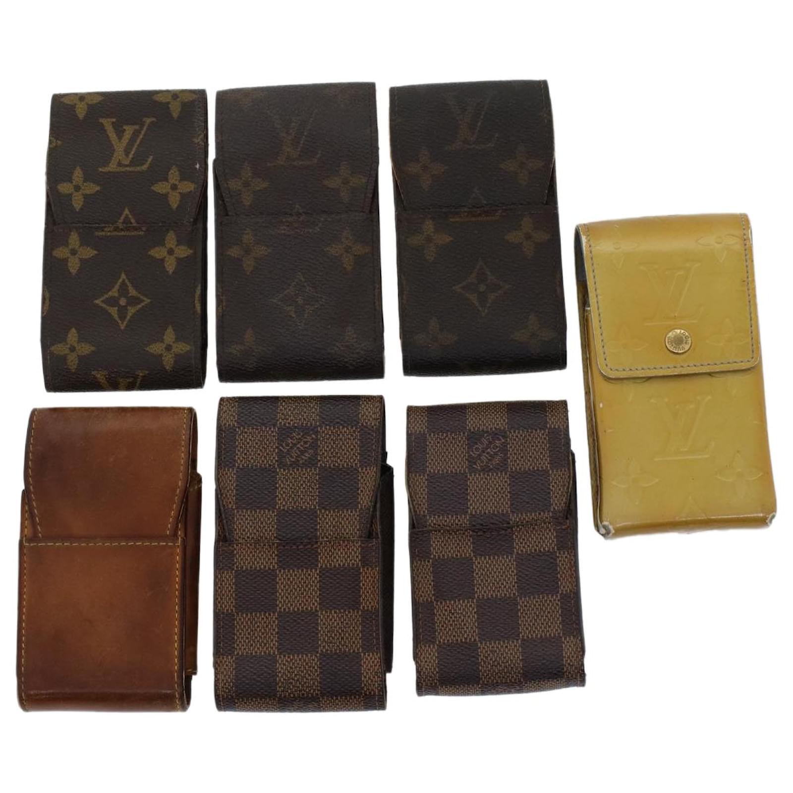 Pitillera LOUIS VUITTON Etui Monogram de segunda mano