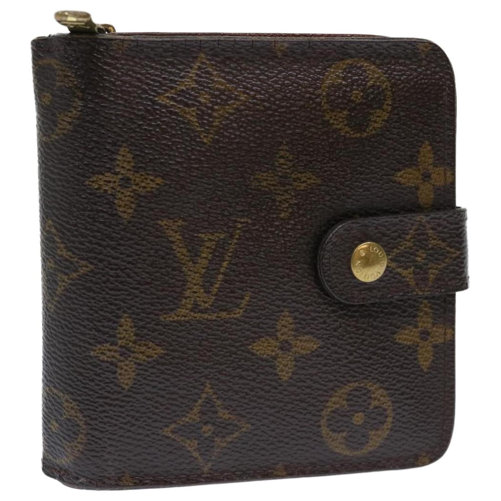 Auth Louis Vuitton Monogram Compact Zip M61667 Women's Monogram