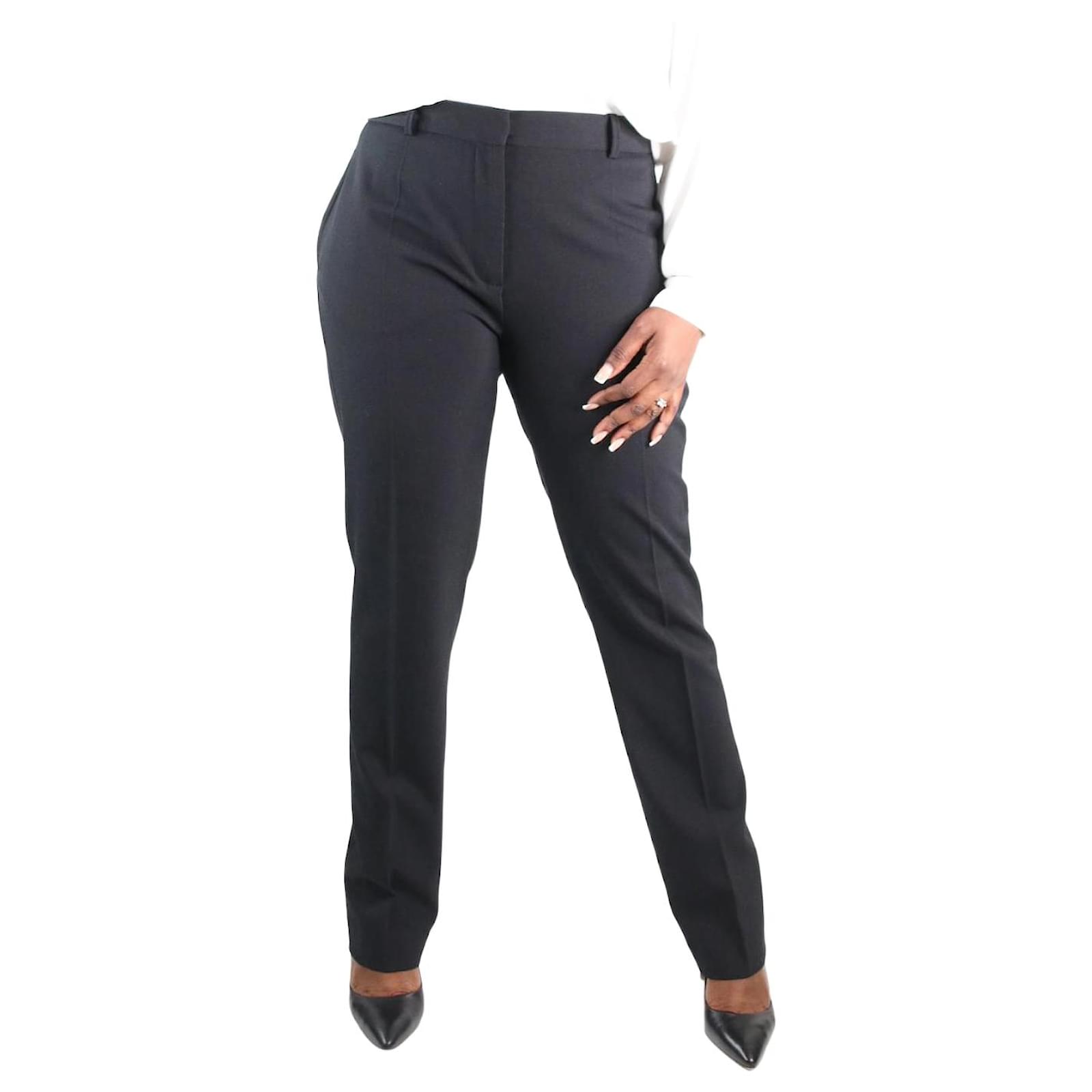 New Mens Mango Grey Slim Fit Wool Blend Trousers Size Uk 34 | eBay