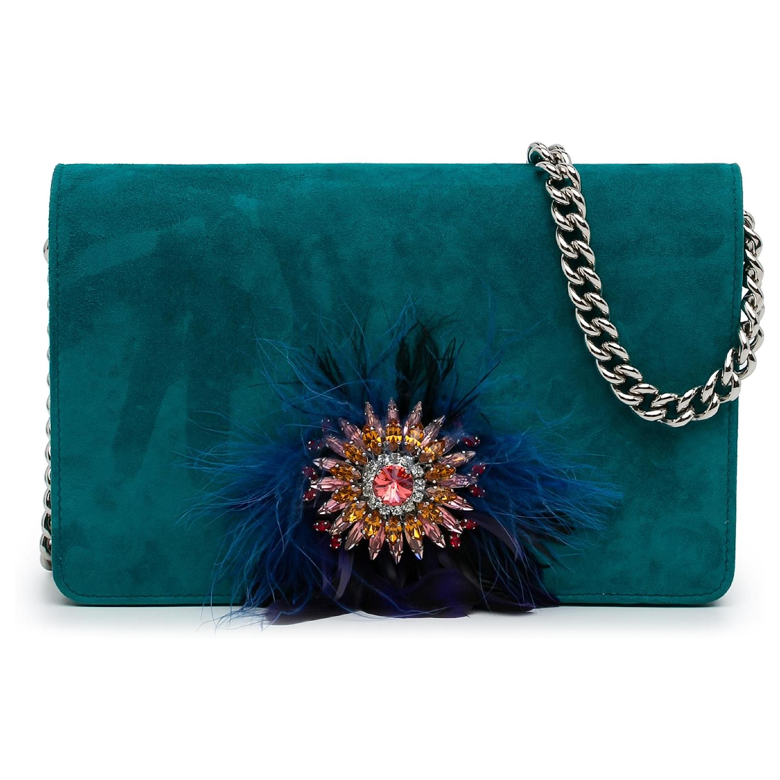 Miu Miu Matelasse Velvet Purse