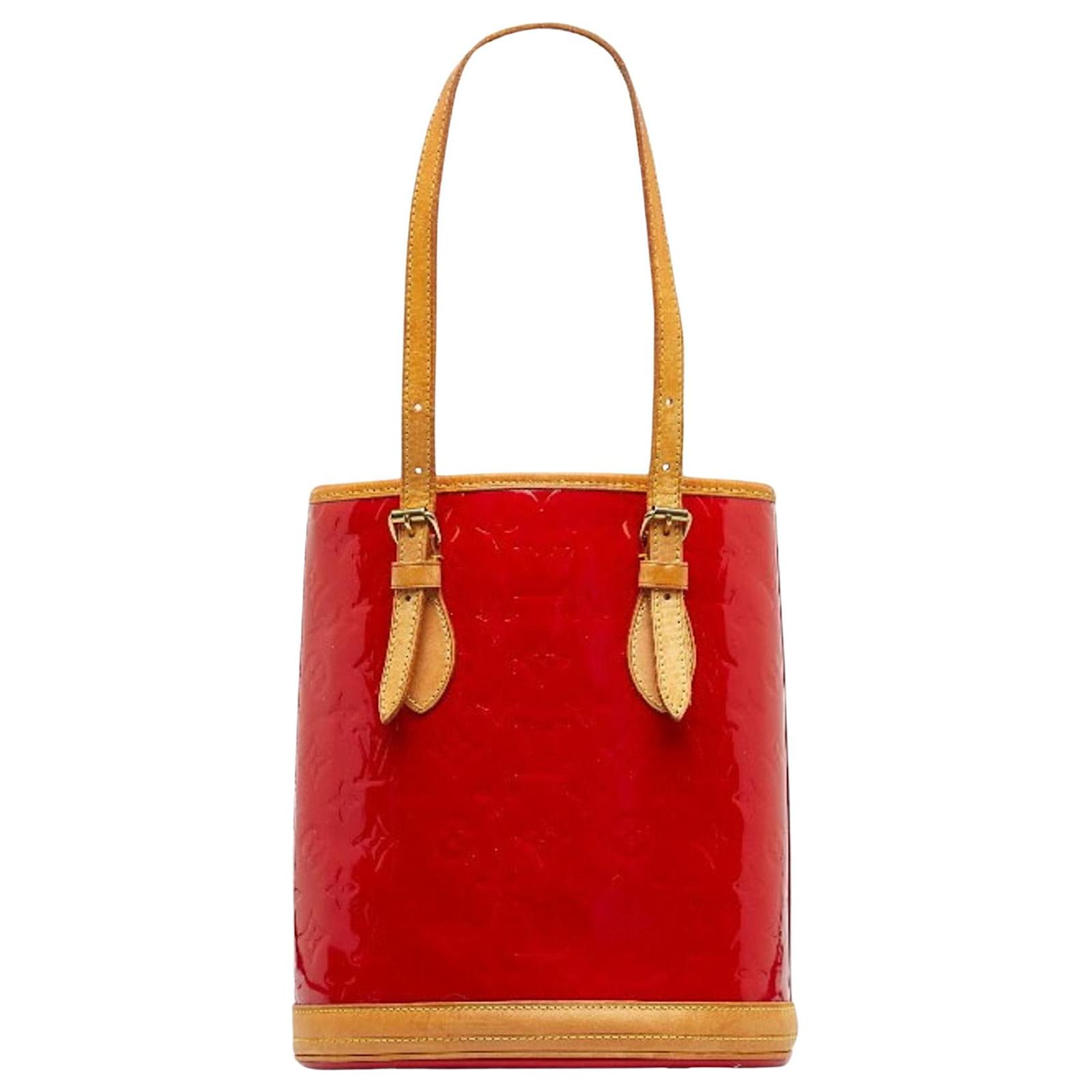 Louis Vuitton Bucket Red Patent leather ref.1030148 Joli Closet