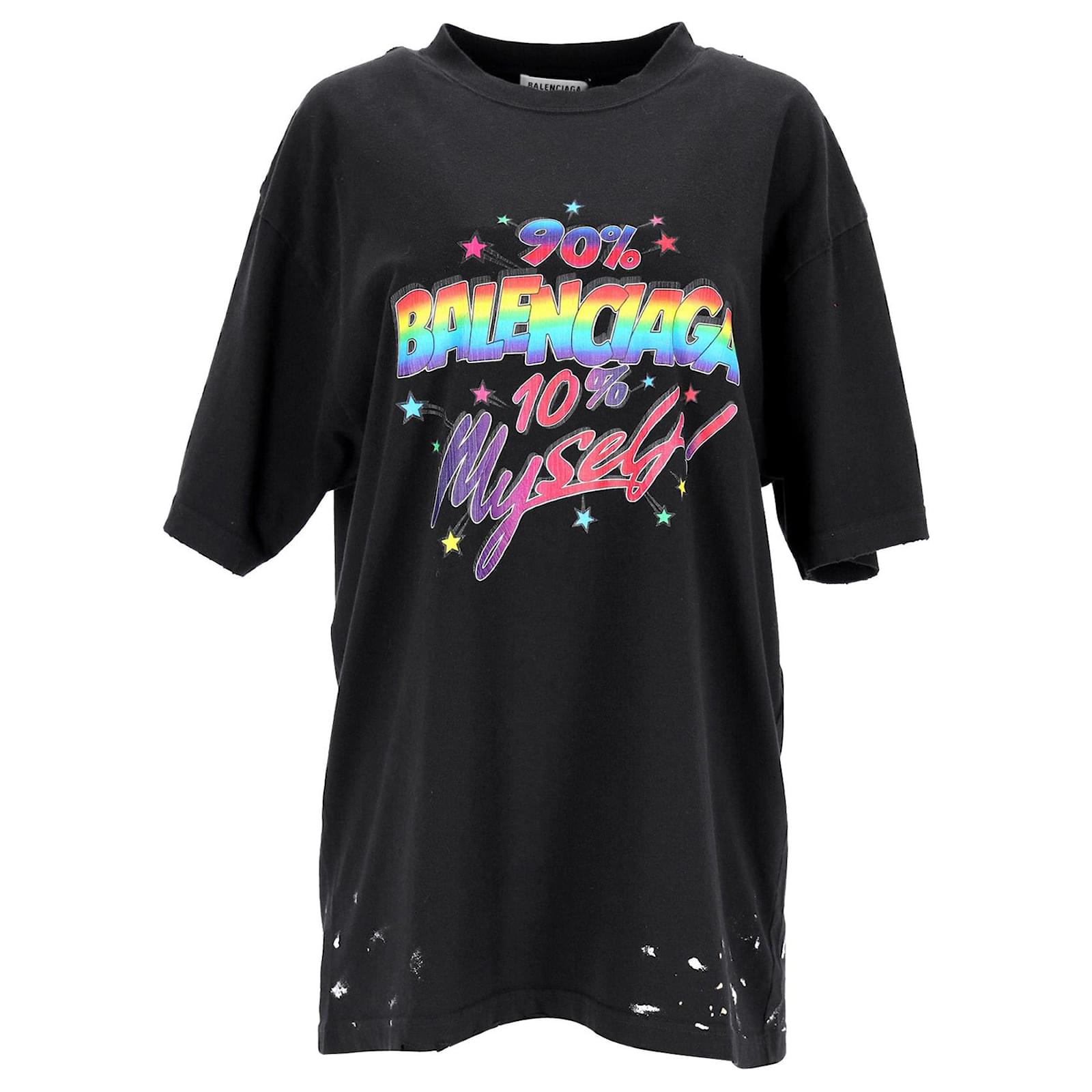Balenciaga FW21 Free Oversized Distressed T-Shirt - Ākaibu Store