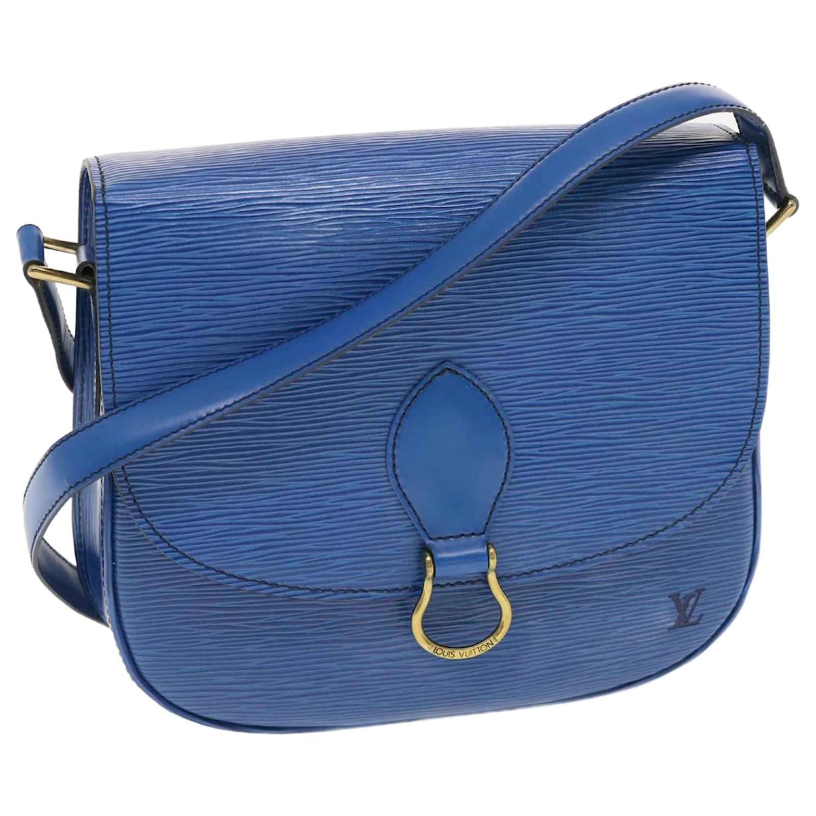 Saint cloud leather crossbody bag Louis Vuitton Blue in Leather
