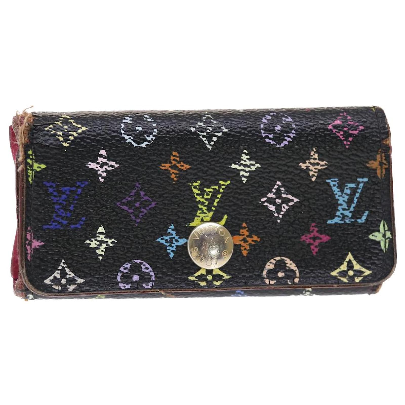 Louis Vuitton Black Monogram Multi-color handbag w/ dust cover