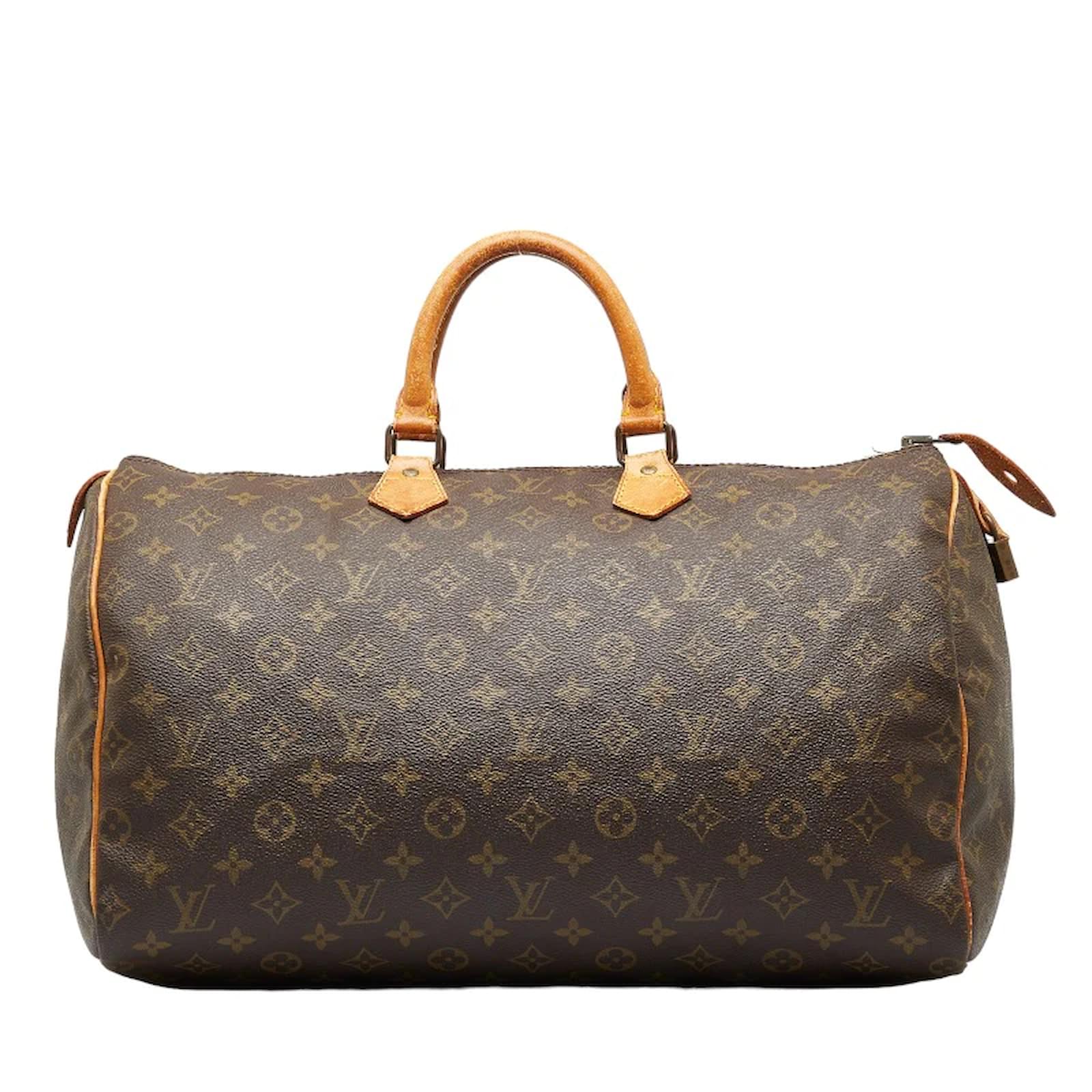 LOUIS VUITTON SPEEDY 40 Hand Bag Doctor Purse Monogram M41522 Brown