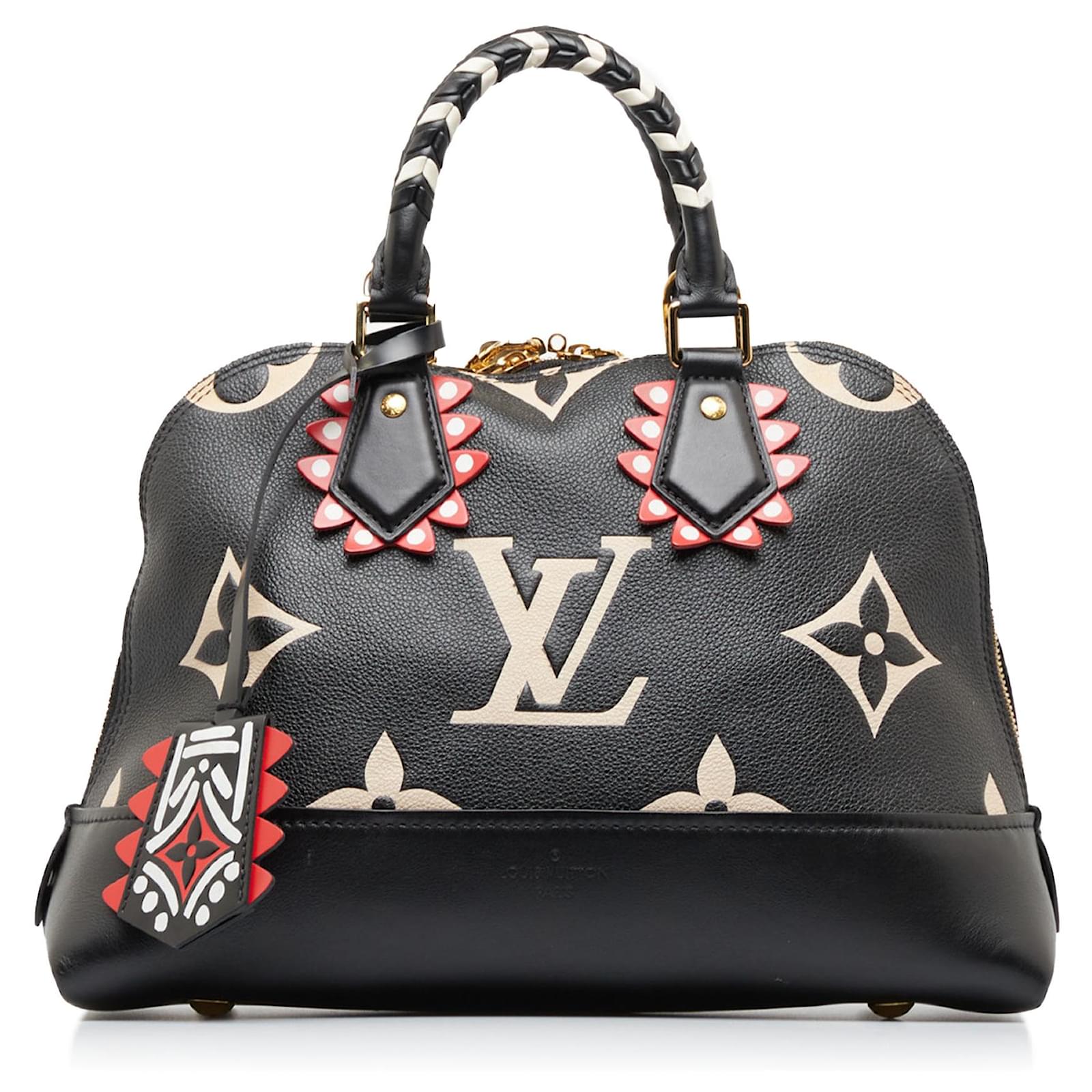 Louis Vuitton Black Monogram Empreinte Crafty Alma PM Leather ref.1031050 -  Joli Closet