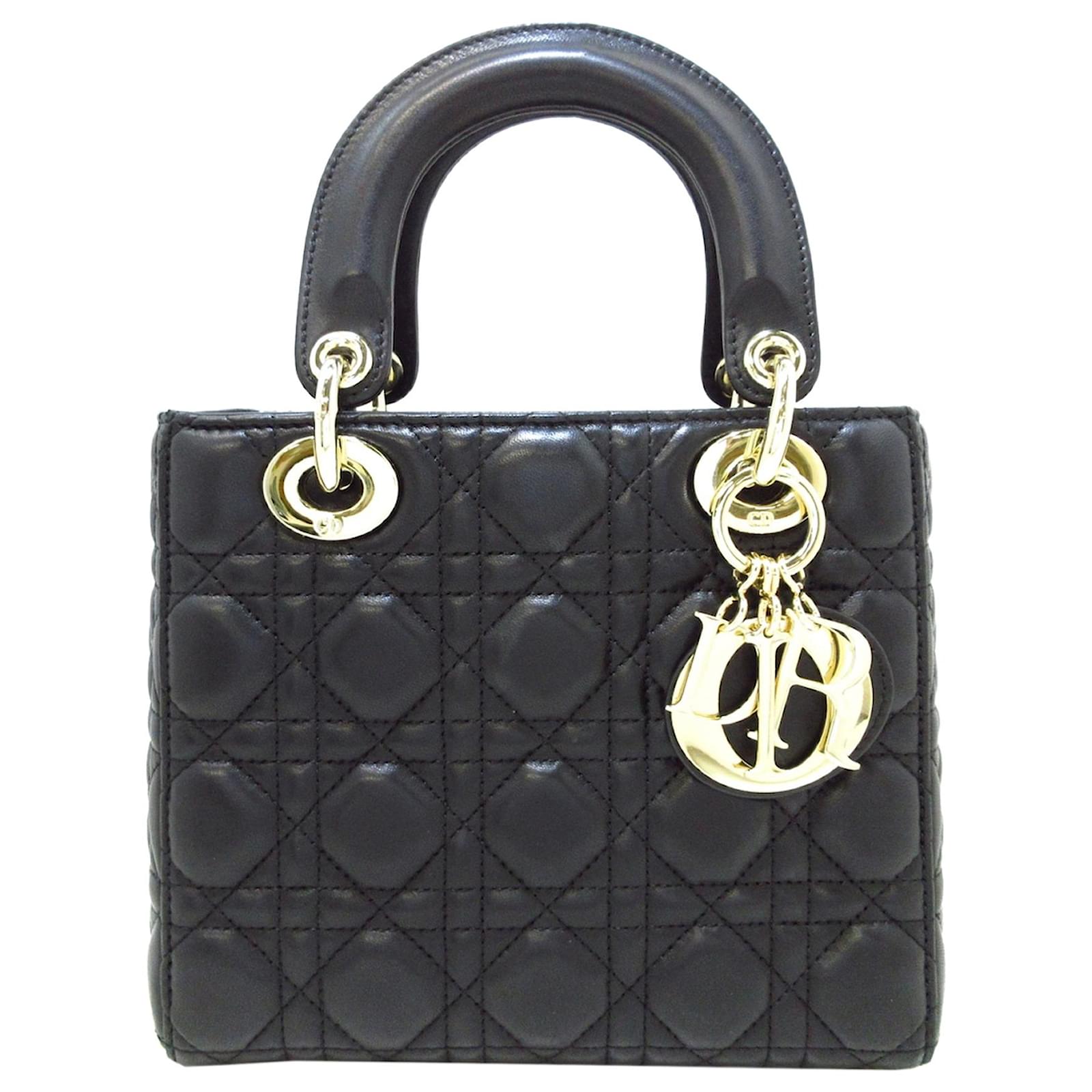 Dior - Miss Dior Mini Bag Black Cannage Lambskin - Women