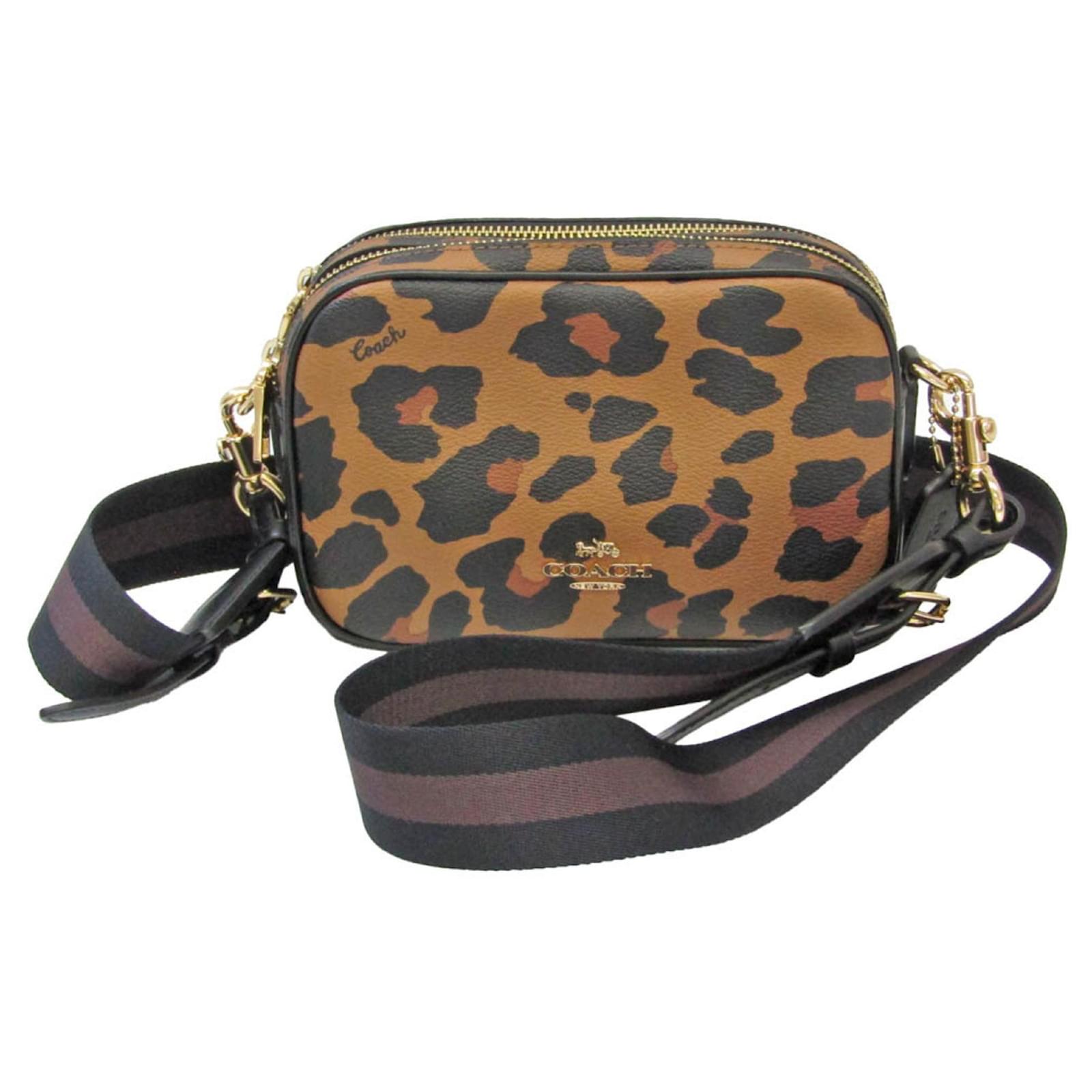 Coach Outlet Jamie Camera Bag In Signature Canvas With Leopard Print