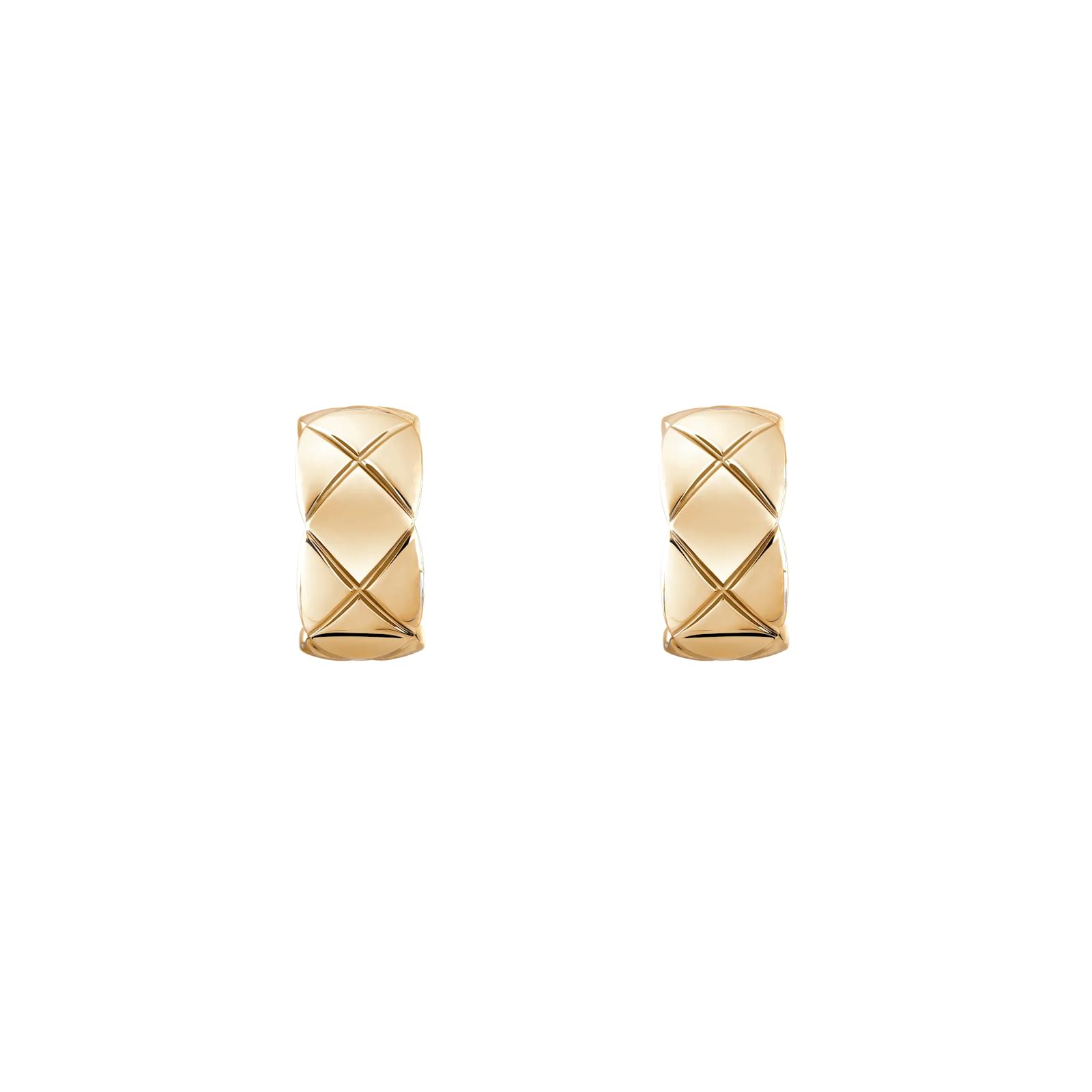 CHANEL Earrings T. Pink gold Beige ref.1032055 - Joli Closet
