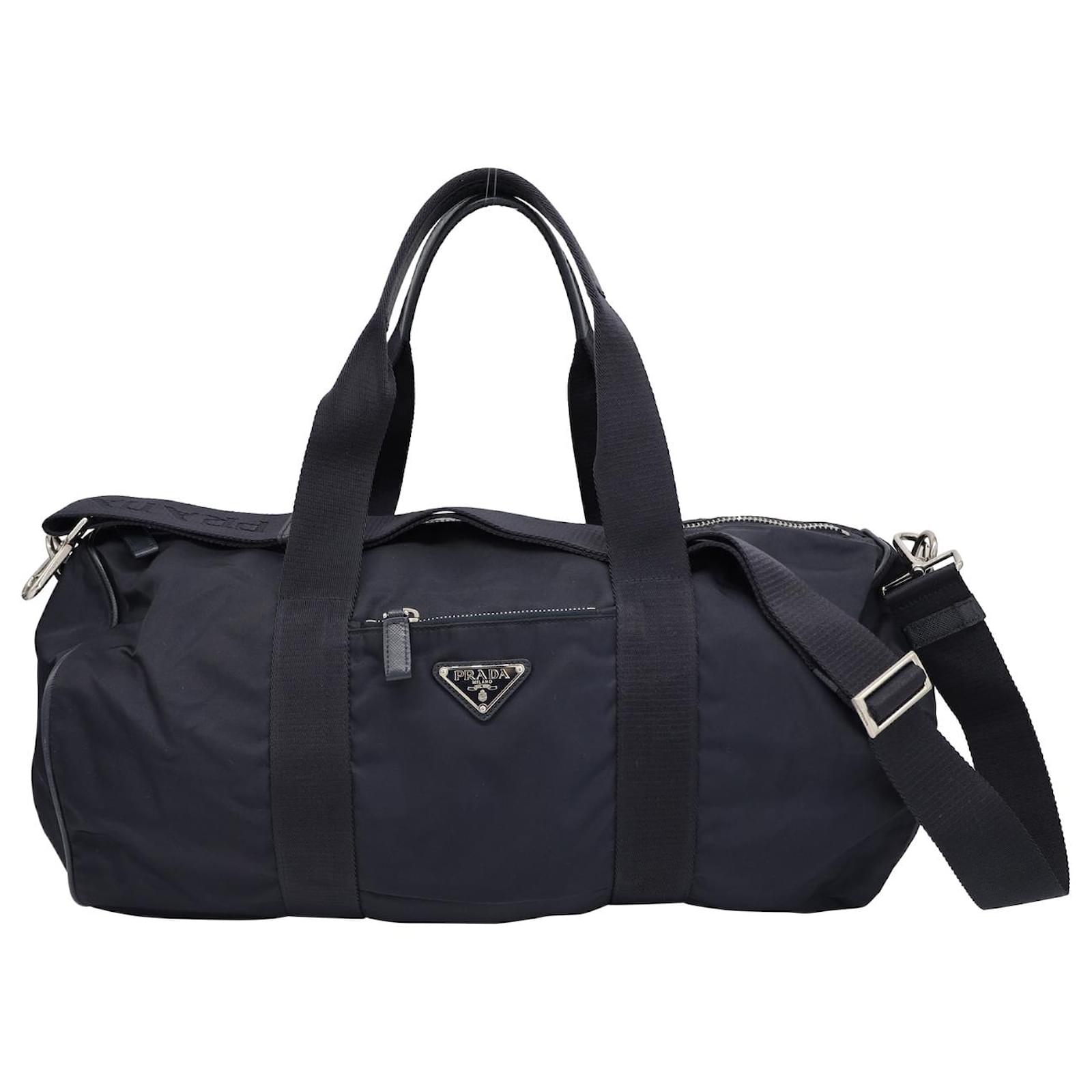 Prada Weekender Duffle Bag Tessuto Large