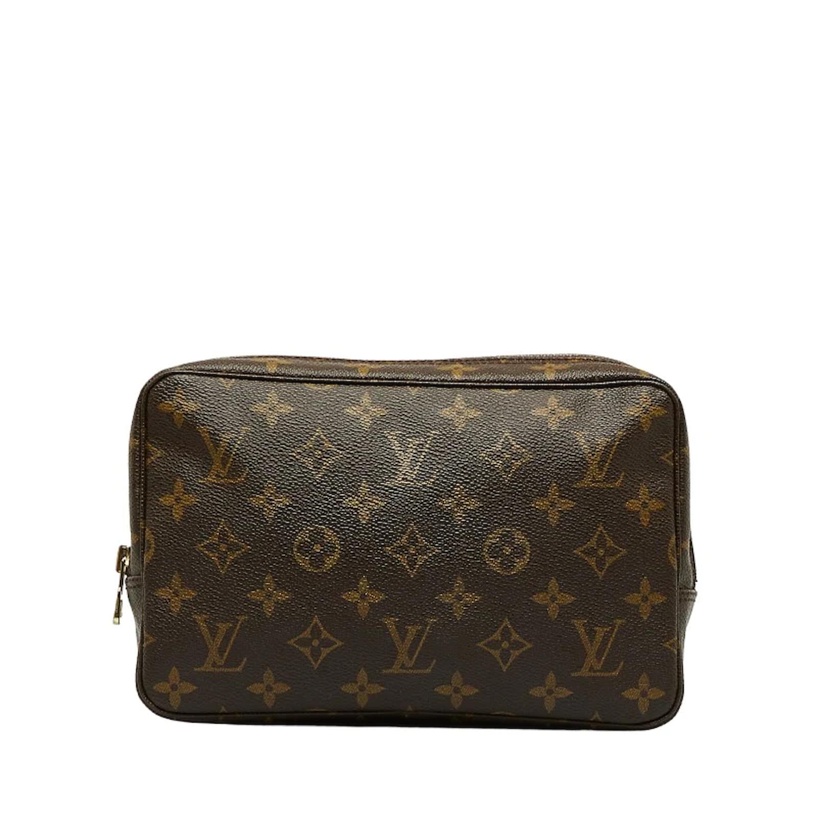 Louis Vuitton Monogram Trousse Toilette 23 M47524 Brown Cloth ref