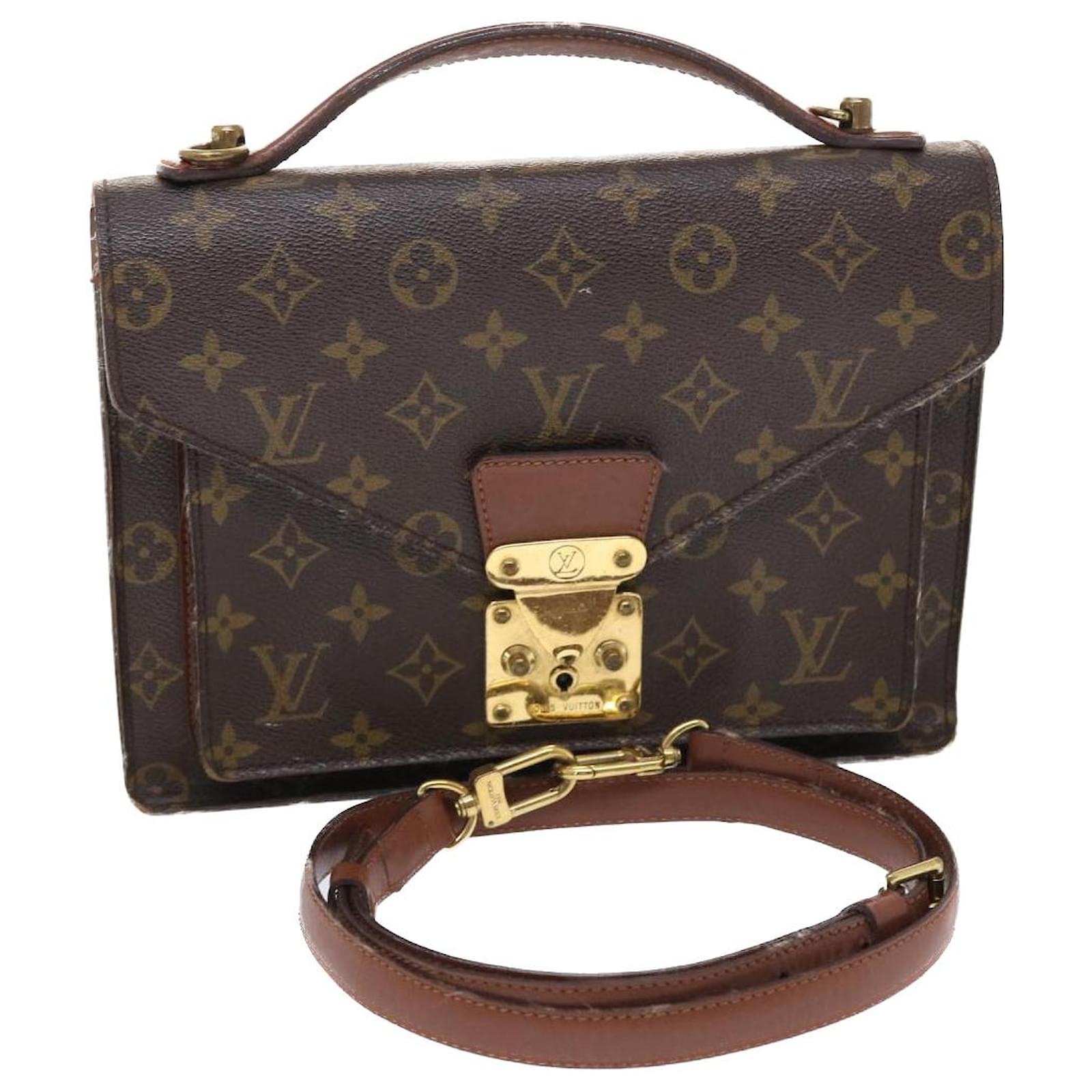 Auth Louis Vuitton Monogram Monceau M51185 Women's Handbag
