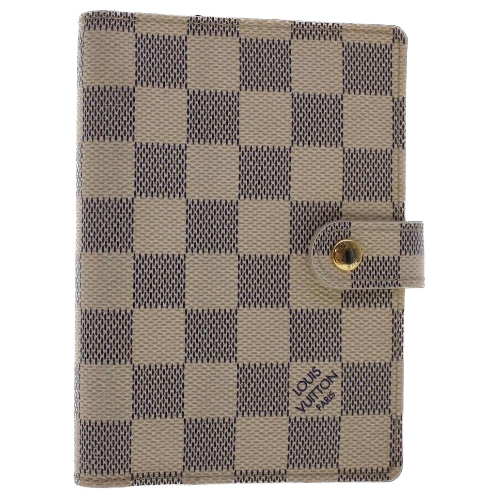 Louis Vuitton Agenda PM Damier Azur Planner Cover White