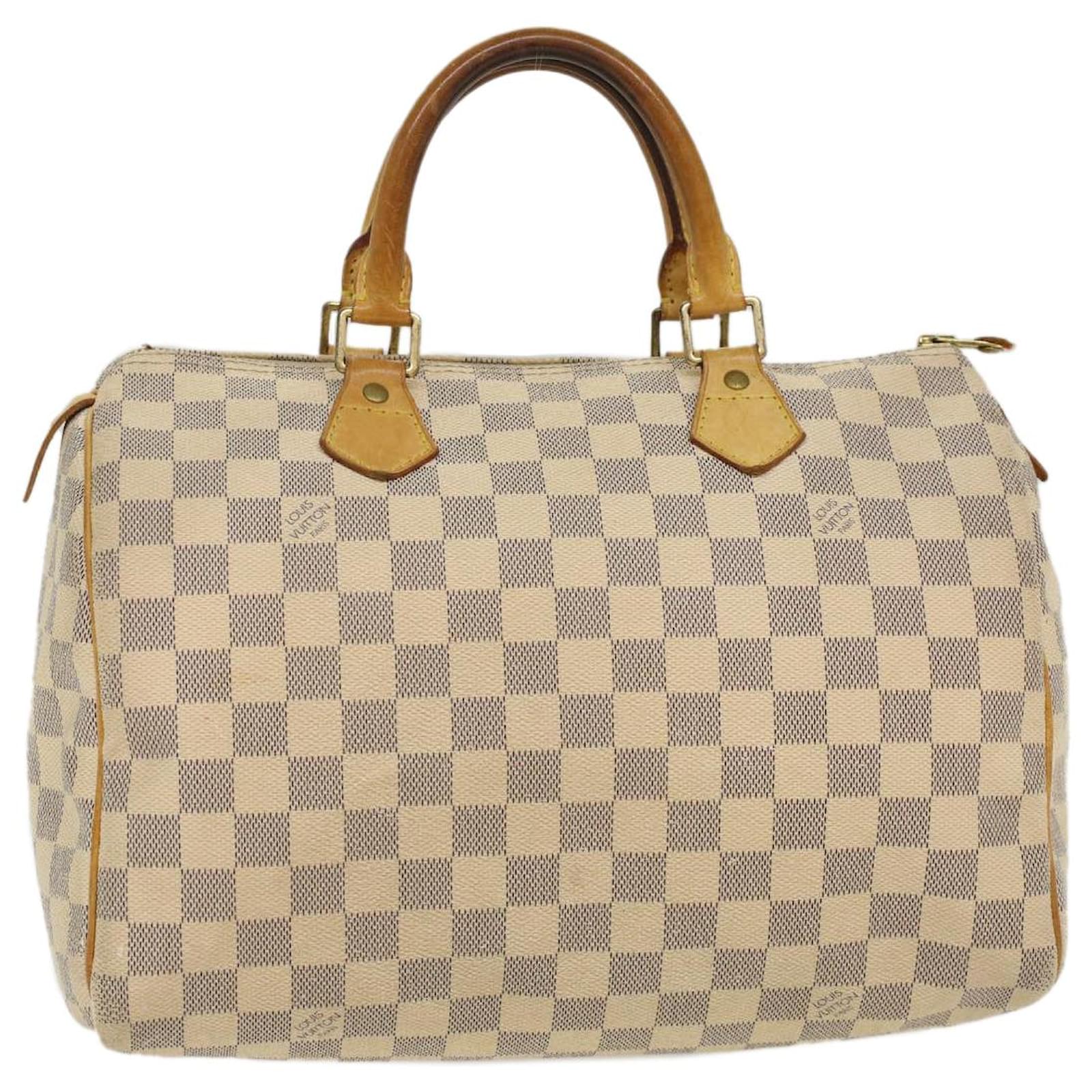 Louis Vuitton Damier Azur Speedy 30 Hand Bag N41533 LV Auth 49583