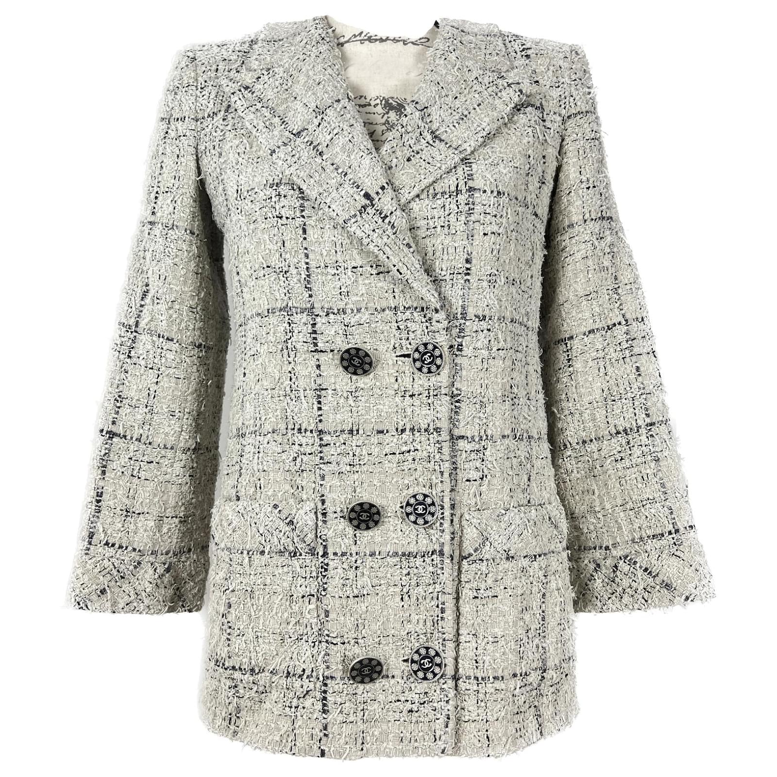 Pre-owned Chanel Lesage Tweed Jacket, Size 40