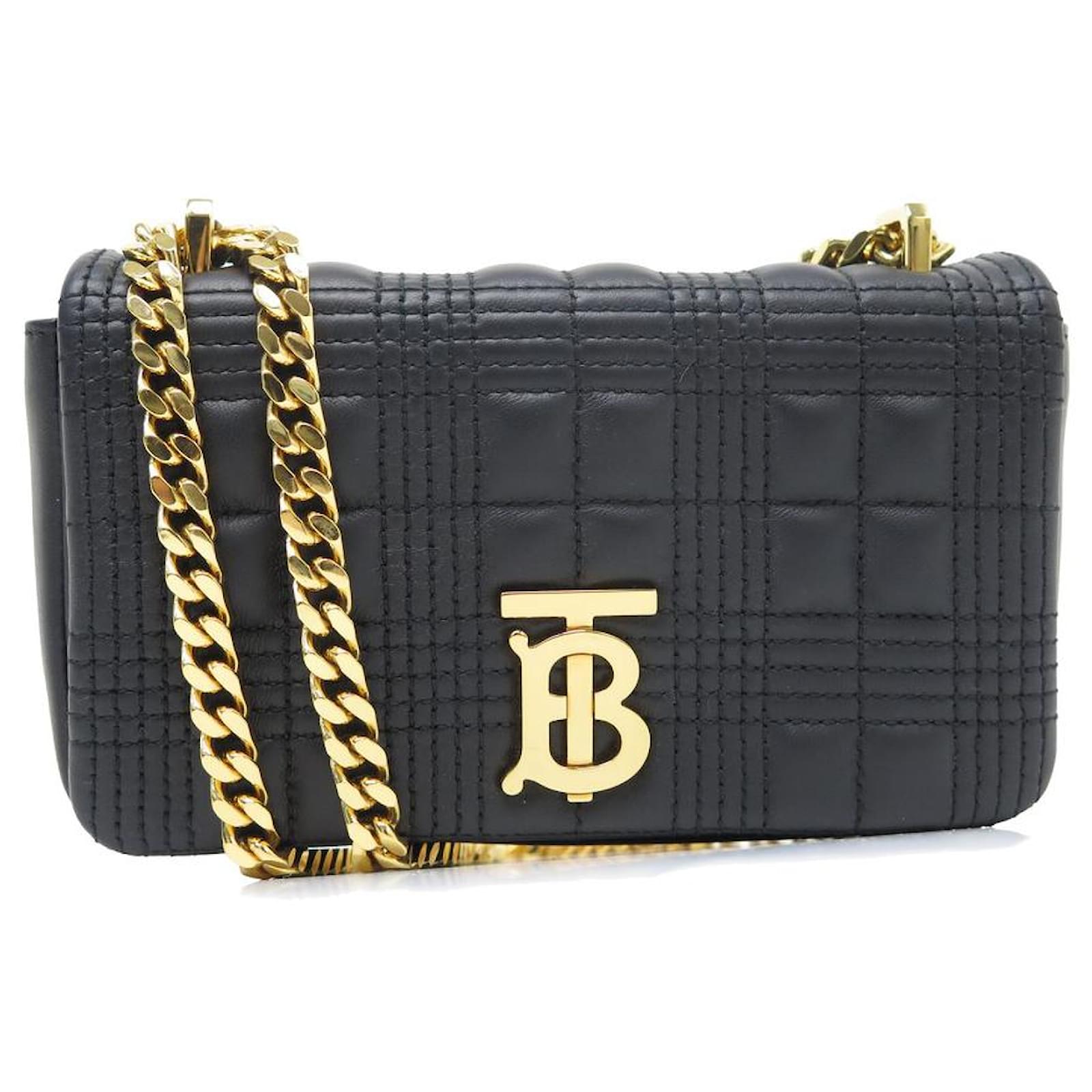 Burberry Lola Small Quilted Leather Crossbody Bag