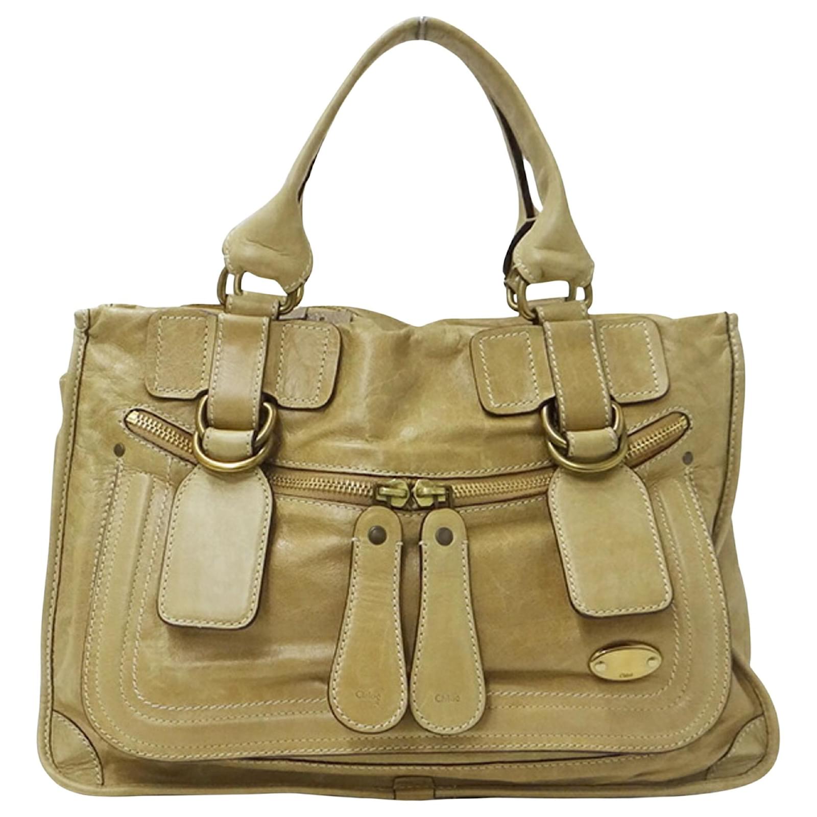 Chloé Bay Beige Leather ref.1033551 - Joli Closet