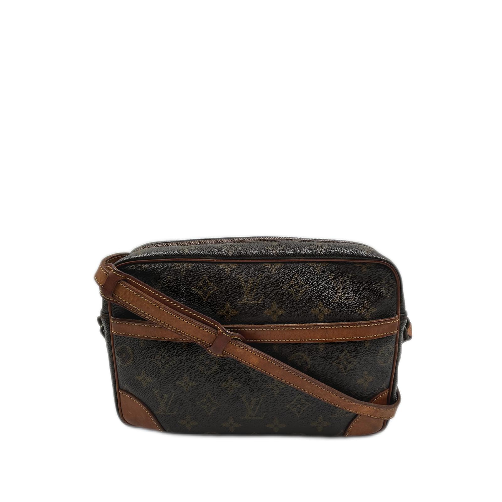 LOUIS VUITTON Authentic Trocadero 27 Brown Monogram Canvas 