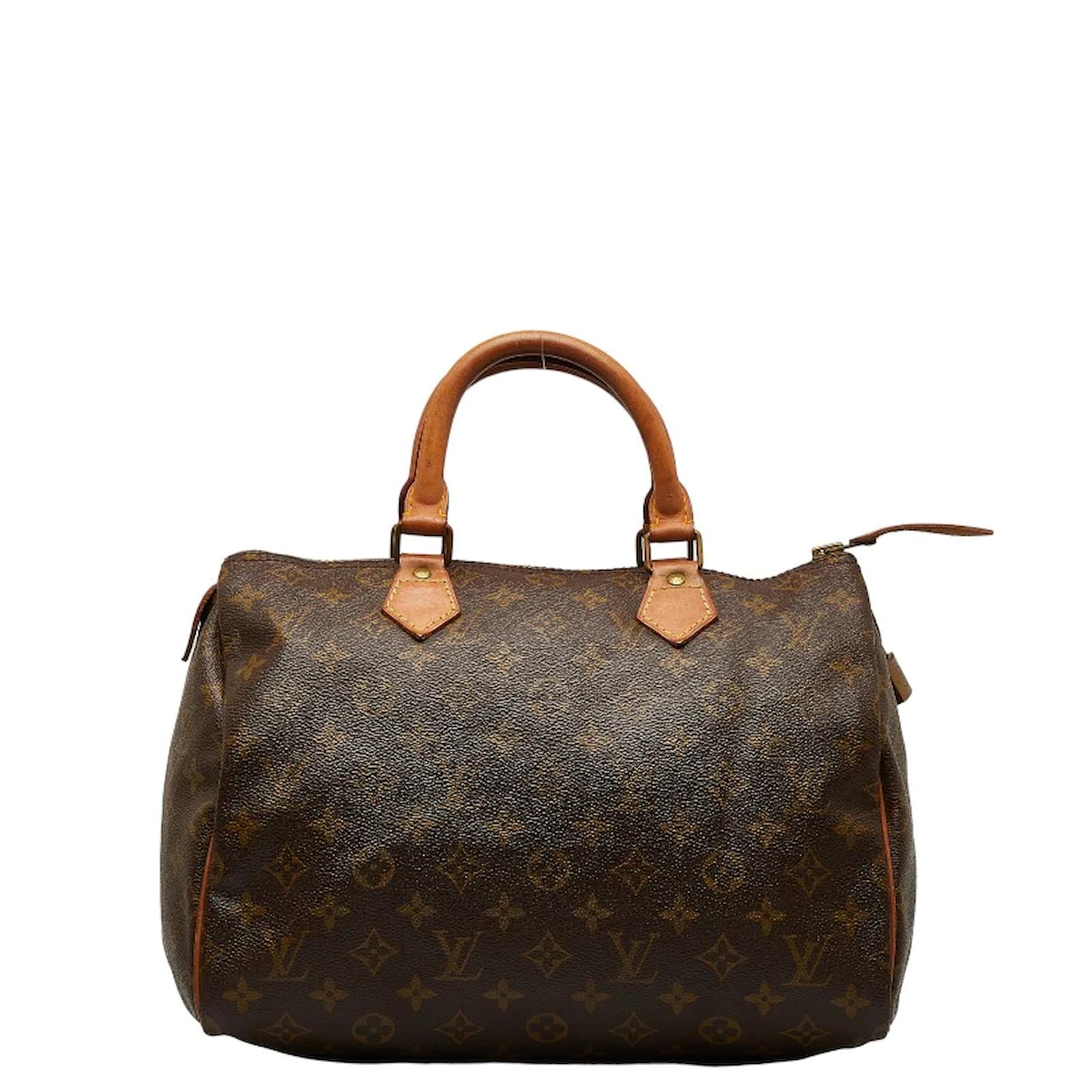 Louis Vuitton Monogram Speedy 30 M41526 Brown Cloth ref.1034408