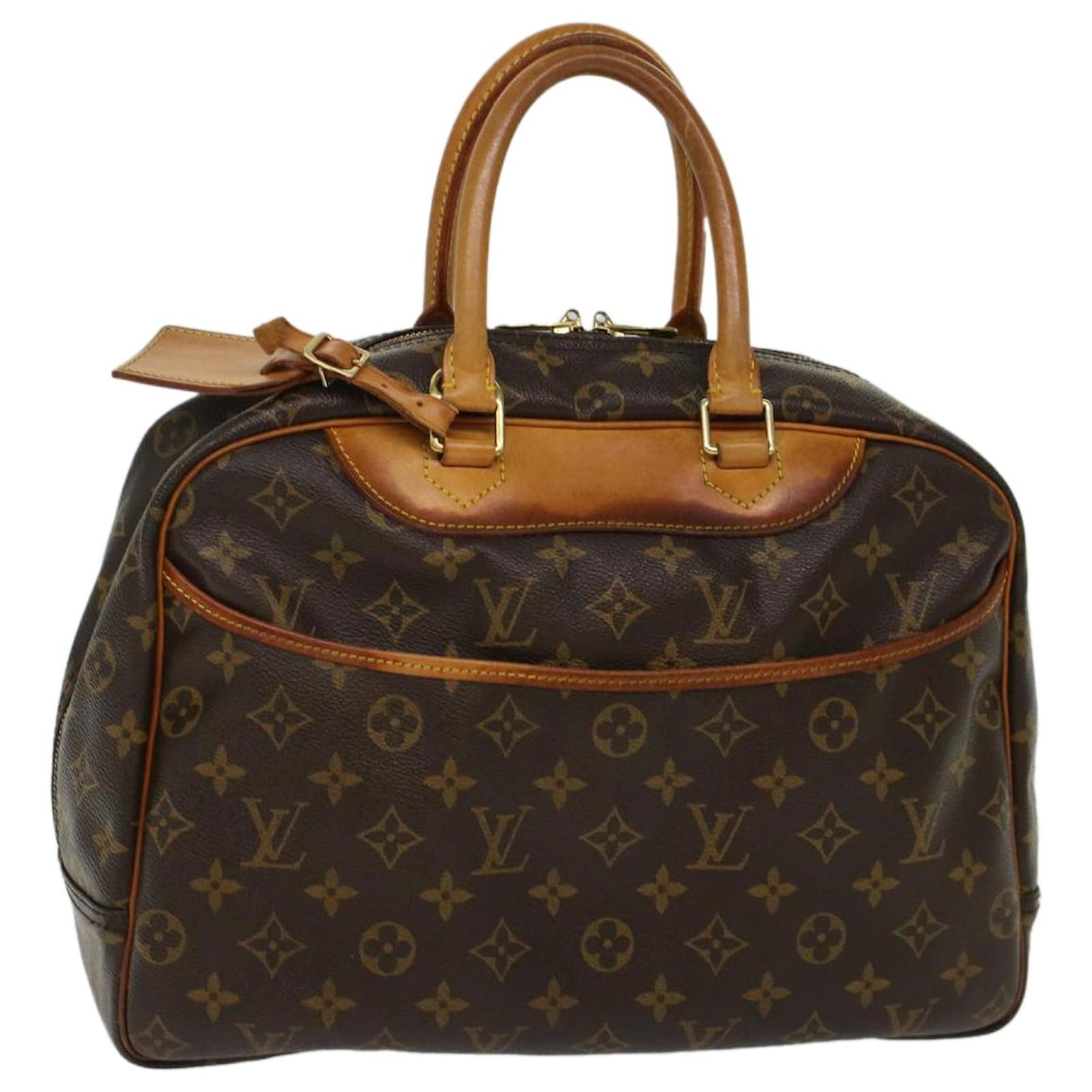 LOUIS VUITTON Monogram Deauville Hand Bag M47270 LV Auth 50917 Cloth  ref.1034765 - Joli Closet