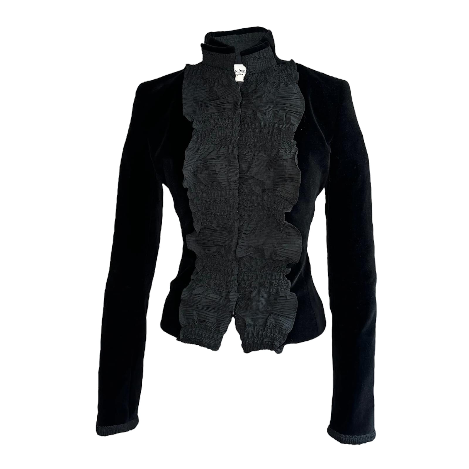 YVES SAINT LAURENT Jackets 36 Black Cotton ref.1034920 - Joli Closet