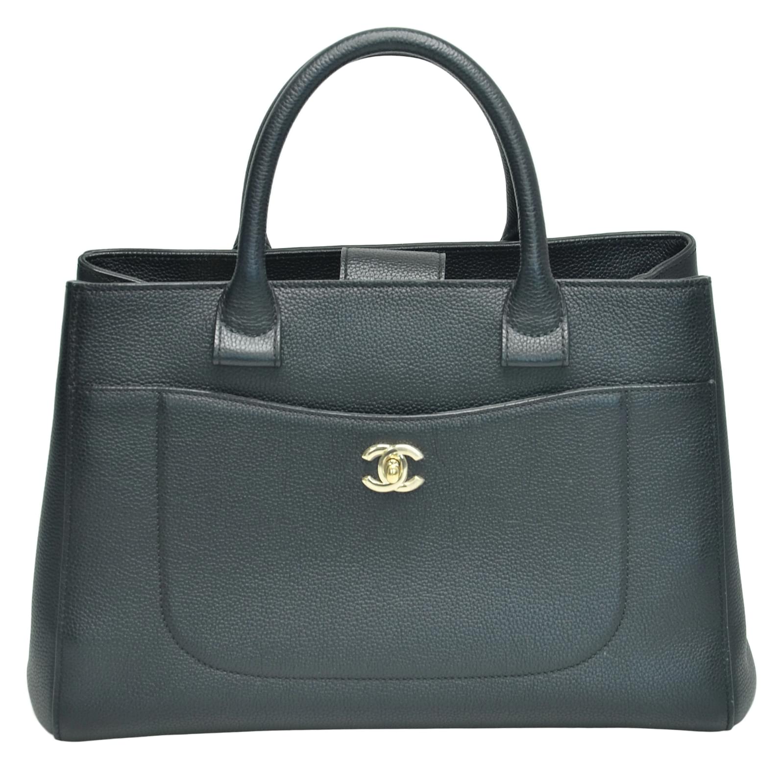 Chanel Black Medium Neo Executive Tote Bag Leather ref.1035270 - Joli Closet