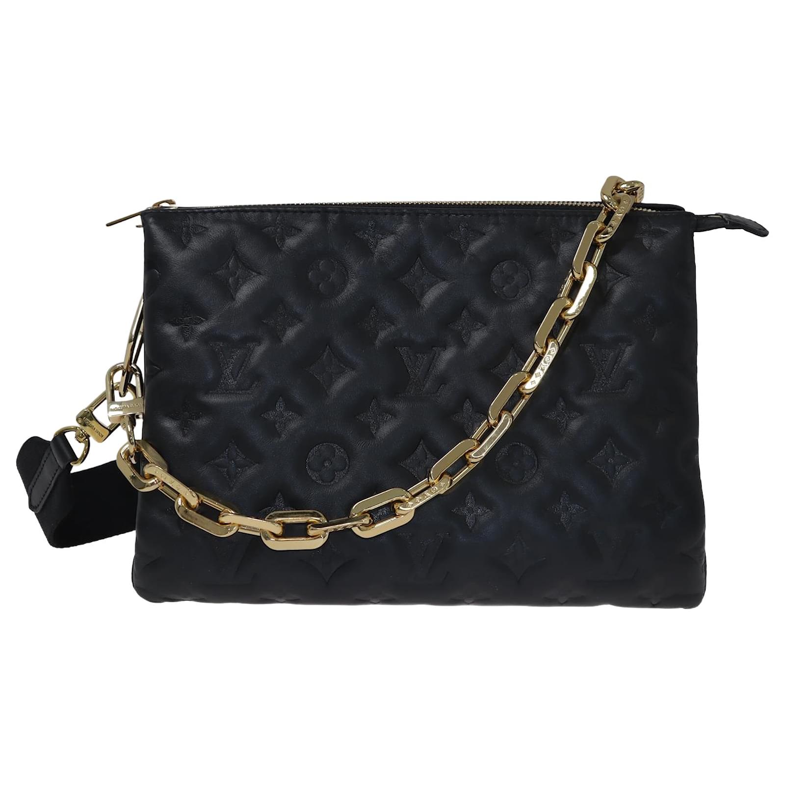 Louis Vuitton Black Monogram Coussin PM Bag Leather ref.1035494 - Joli  Closet