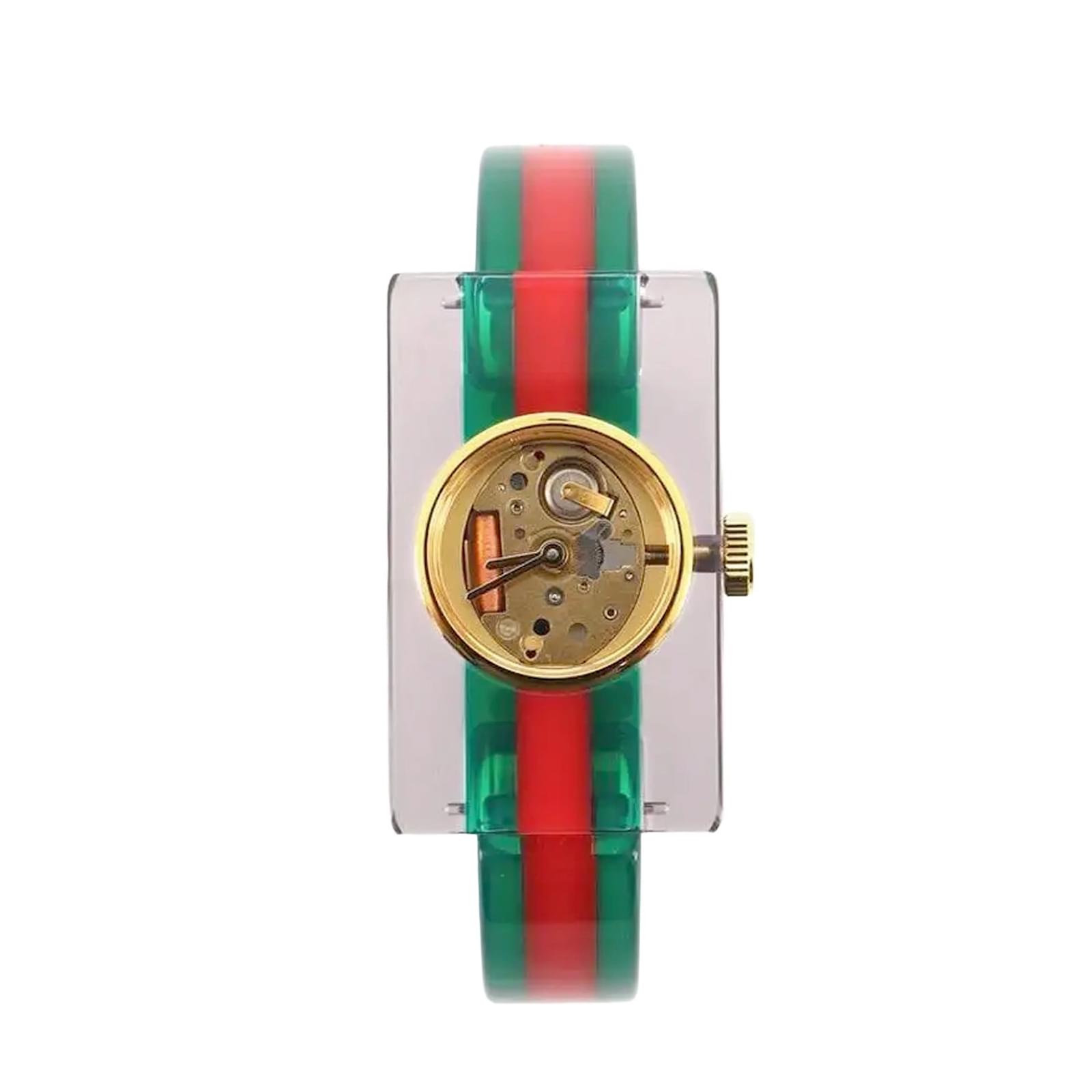 Gucci Plexiglass Fashion Ladies Watch – Apparelix watches