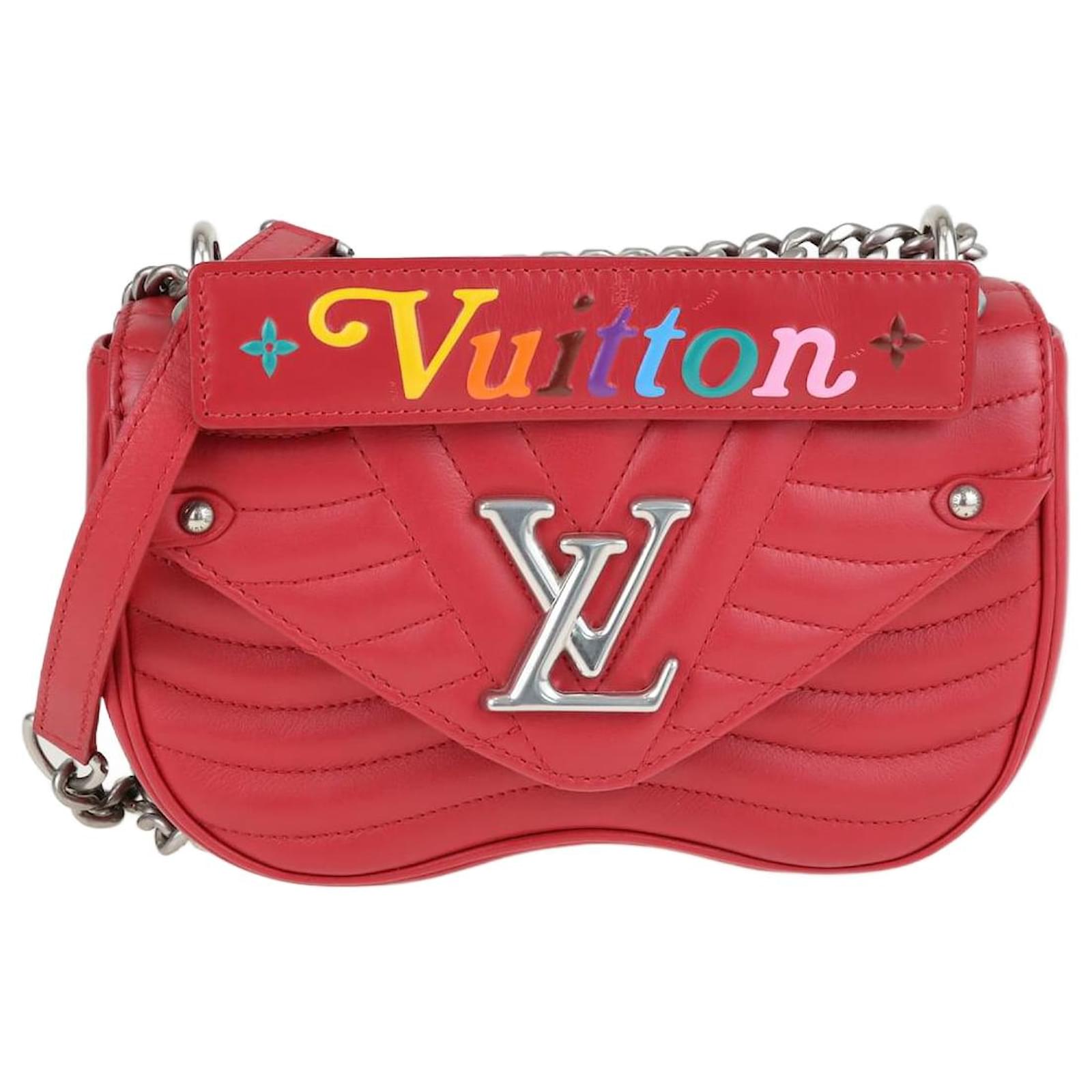 Louis Vuitton Red New Wave Crossbody Bag Leather ref.1035762