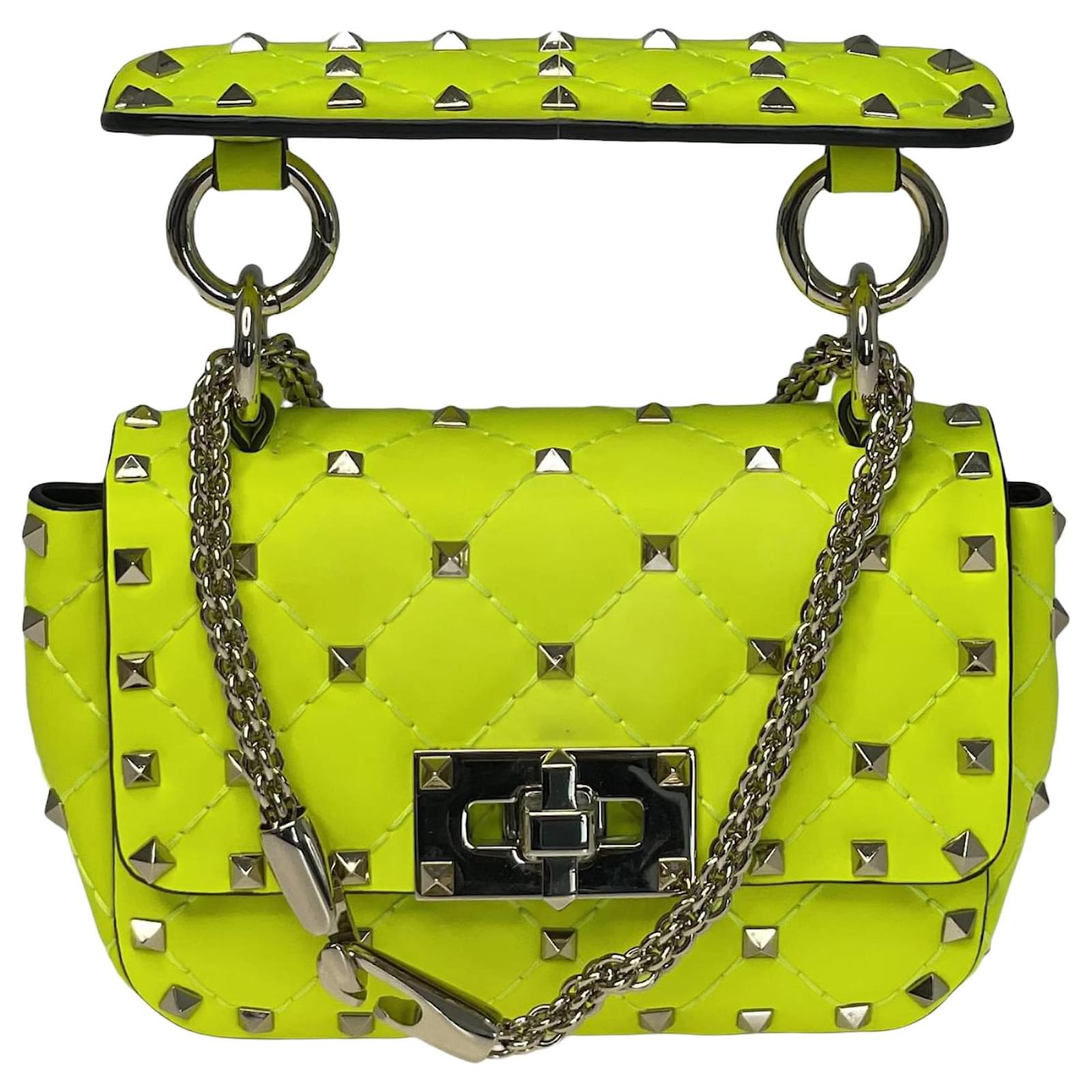 Sac bandouli re Micro Rockstud Spike It vert fluo