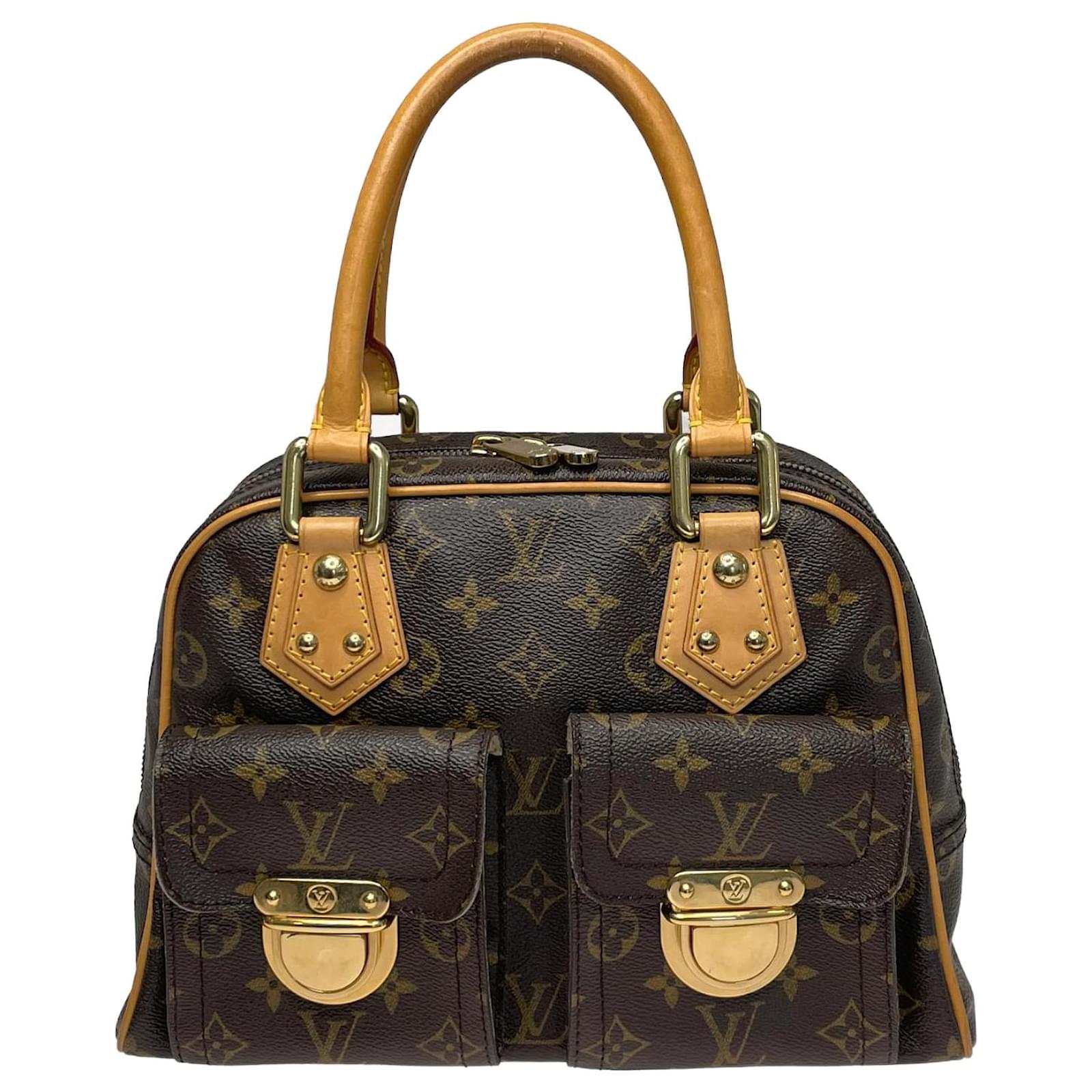 Louis Vuitton Monogram Manhattan PM Bag Camel Leather ref.1036206 - Joli  Closet