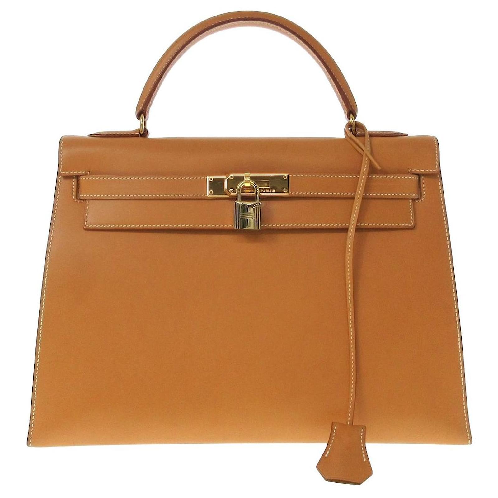 Hermès Kelly 32 Camel Leather ref.1036657 - Joli Closet