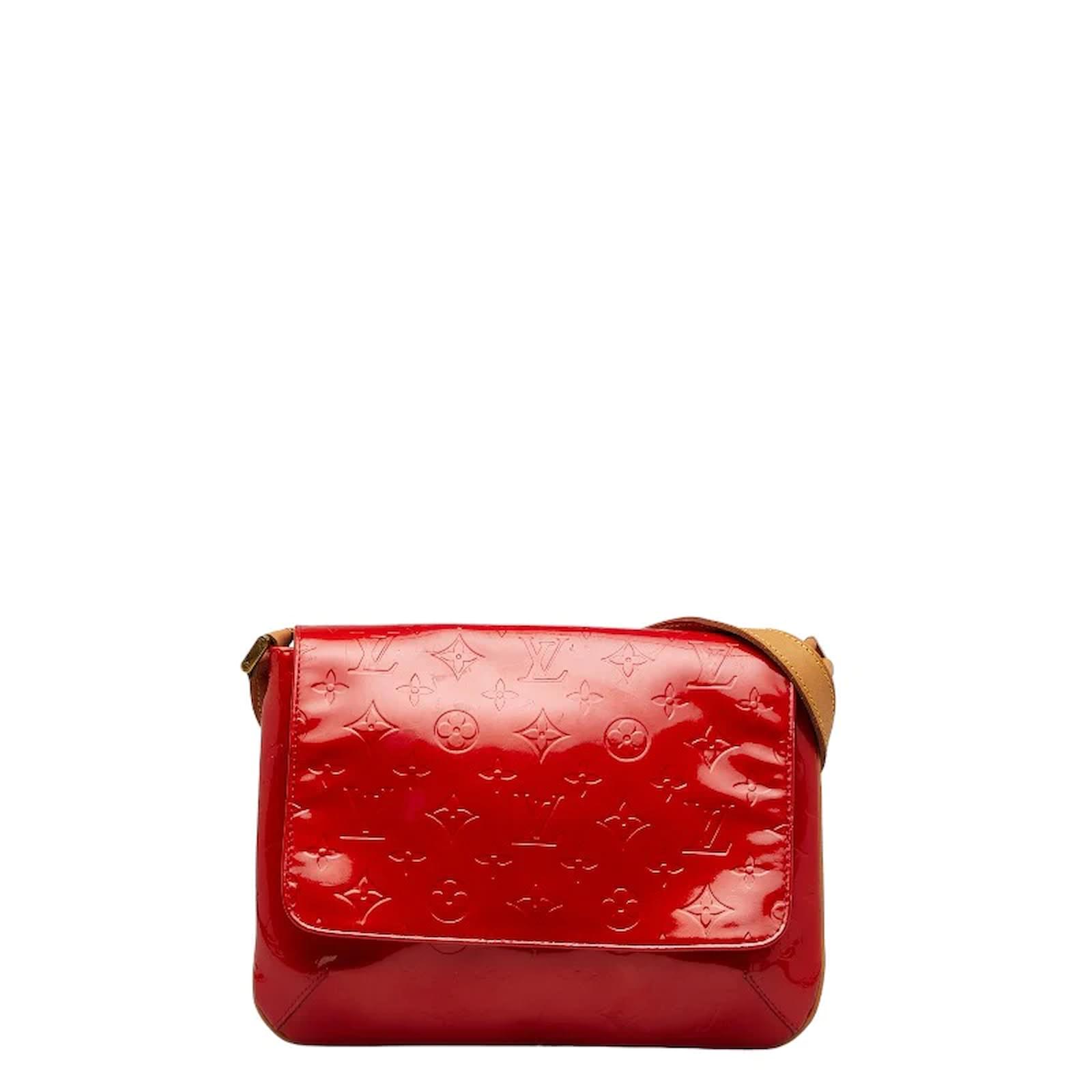 Louis Vuitton Red Monogram Vernis Sherwood PM Handbag Louis Vuitton