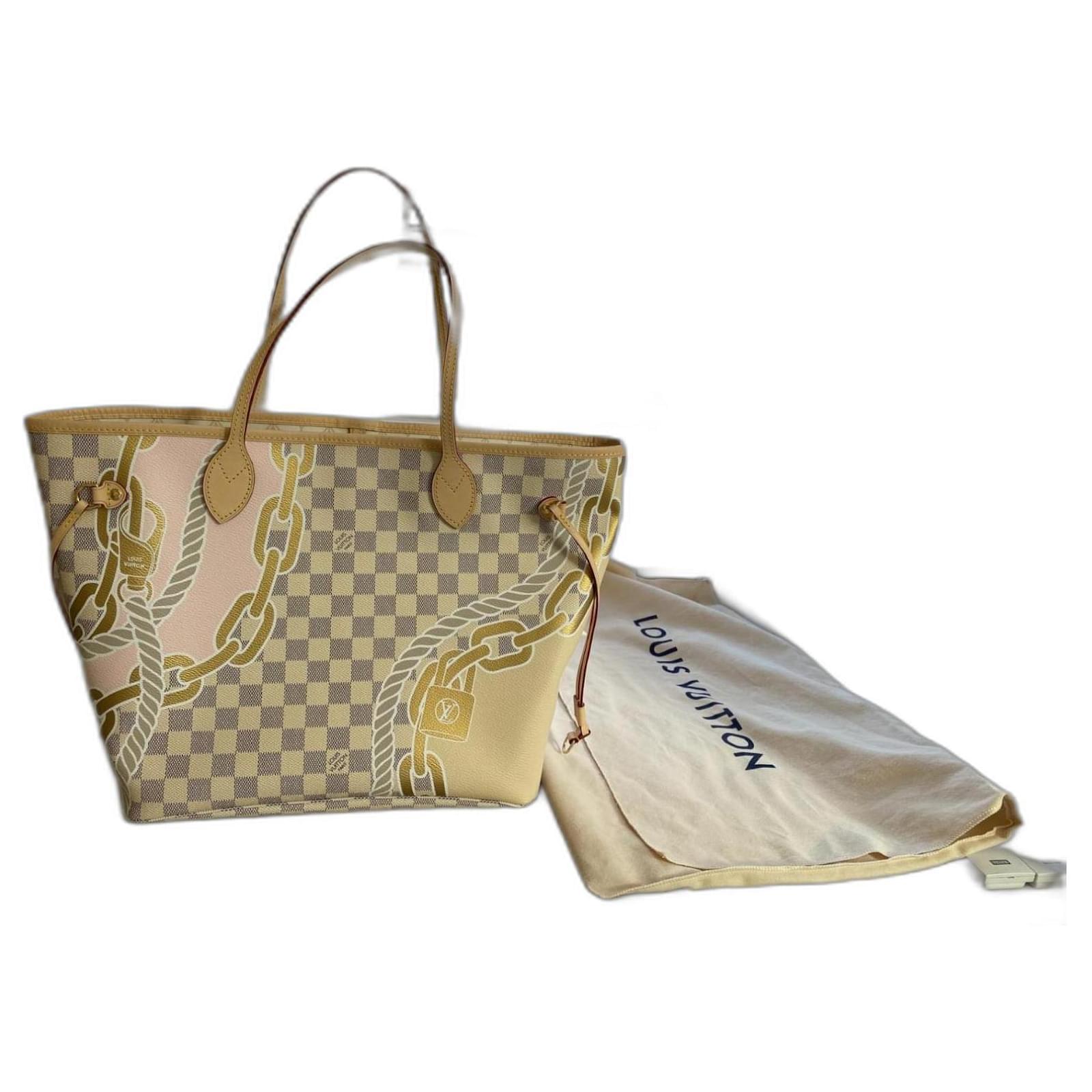 Neverfull MM Damier Azur Canvas - Women - Handbags
