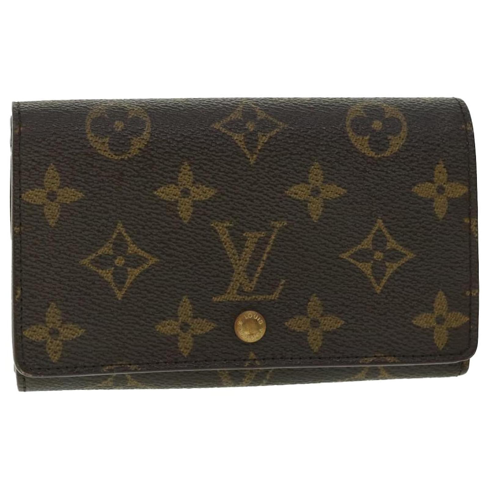 Louis Vuitton Monogram Porte Monnaie Tresor Wallet