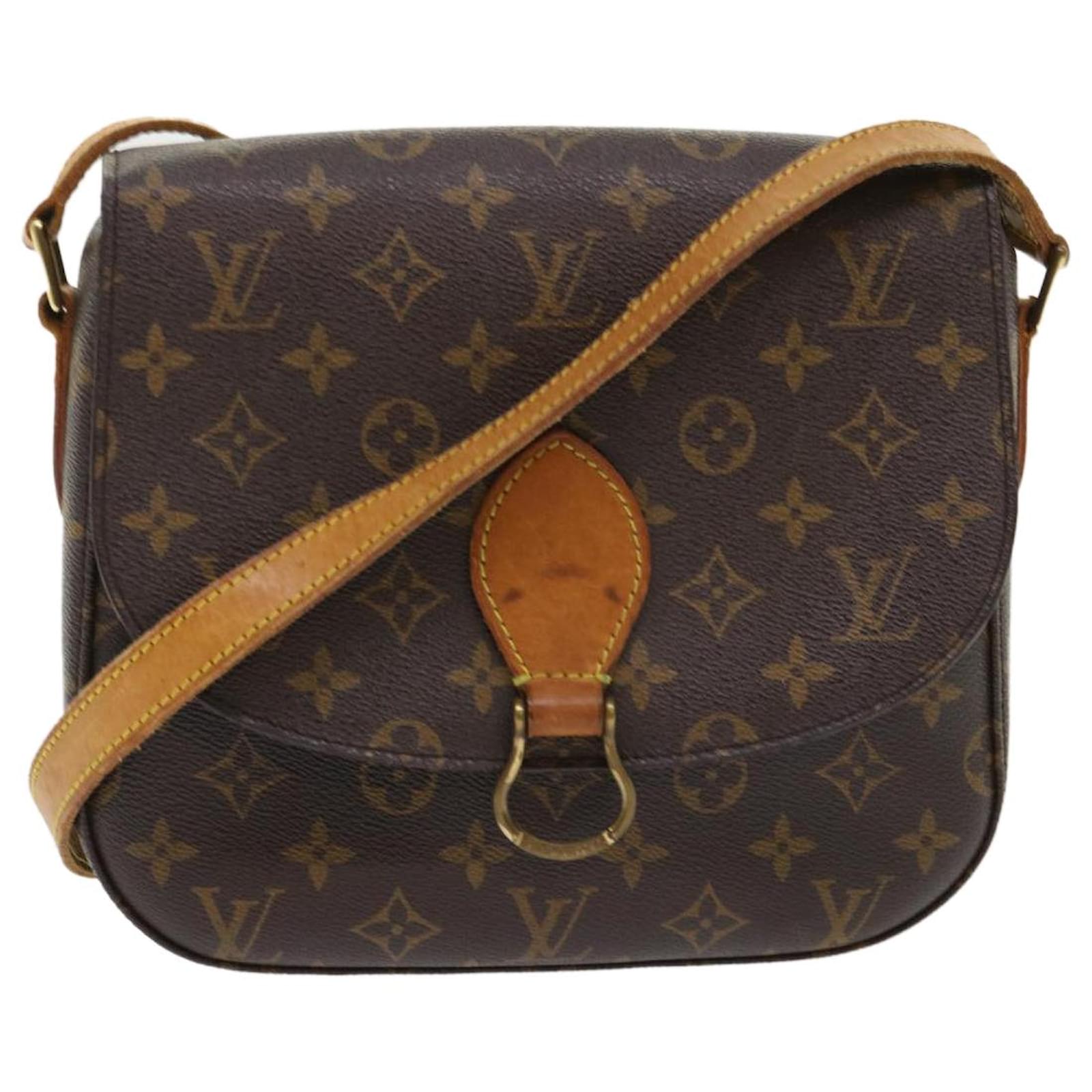 LOUIS VUITTON Monogram Saint Cloud GM Shoulder Bag M51242 LV Auth