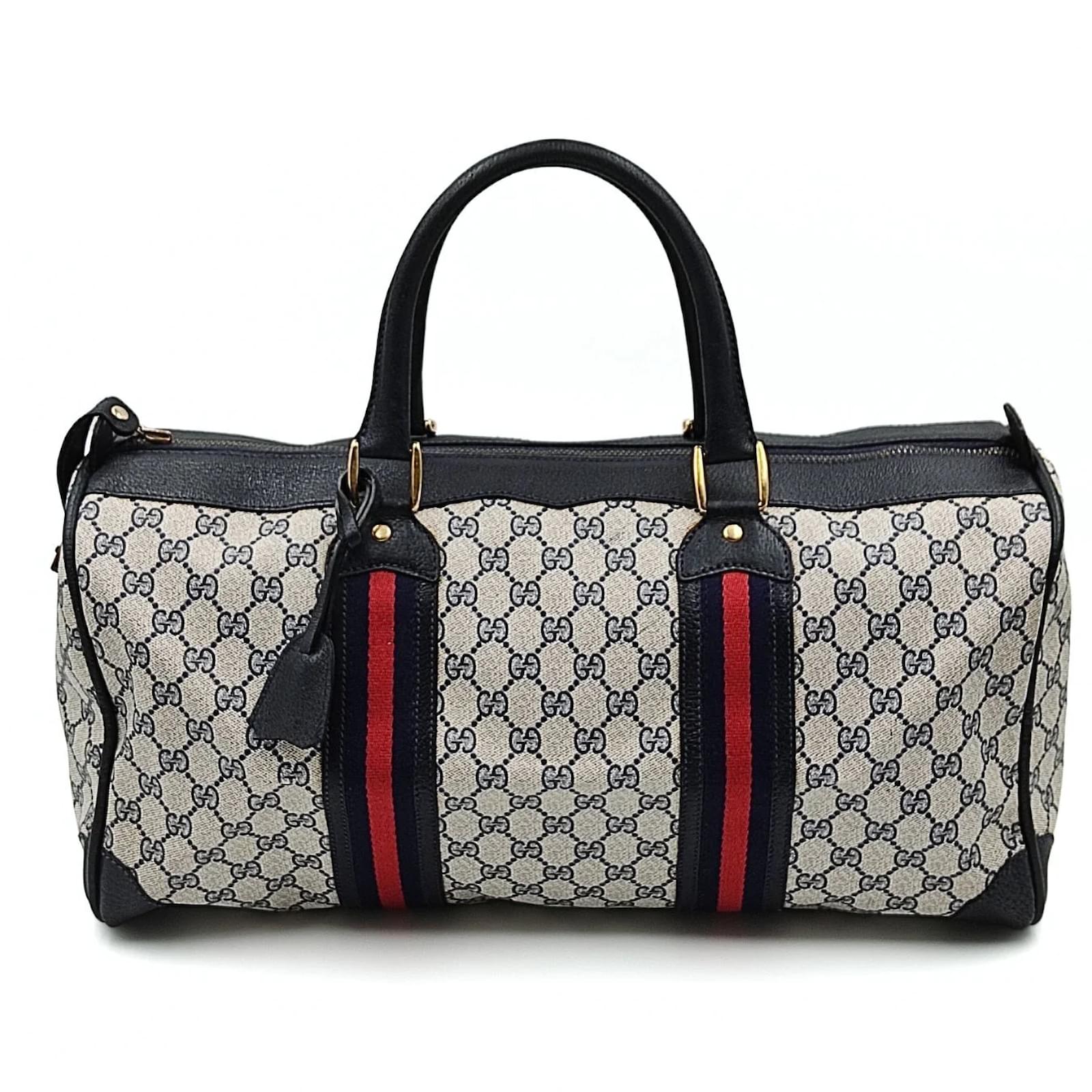 Gucci Savoy Medium Duffle Bag In Blue