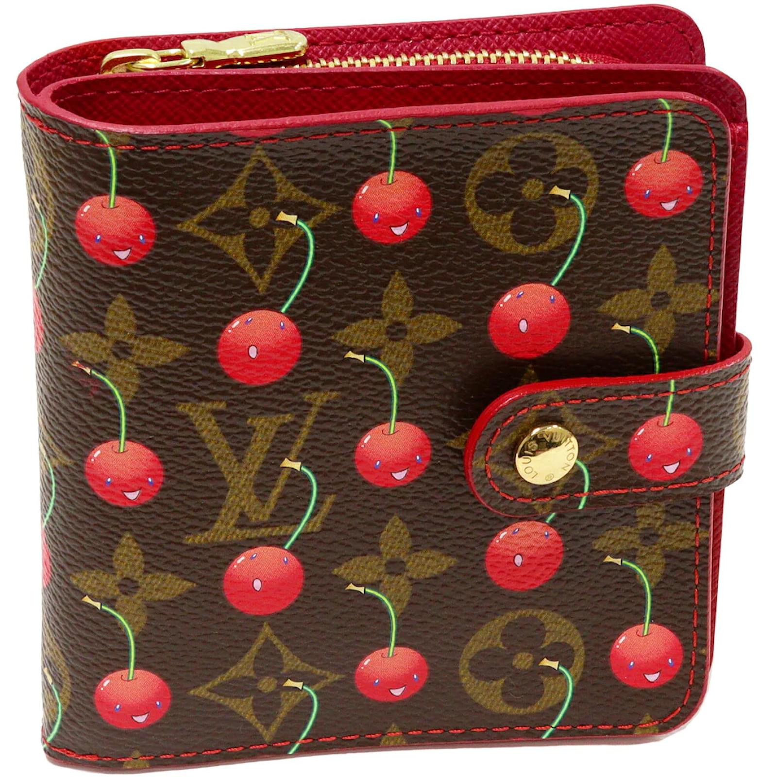 Louis Vuitton, Bags, Louis Vuitton X Takashi Murakami Cherry Coin Wallet