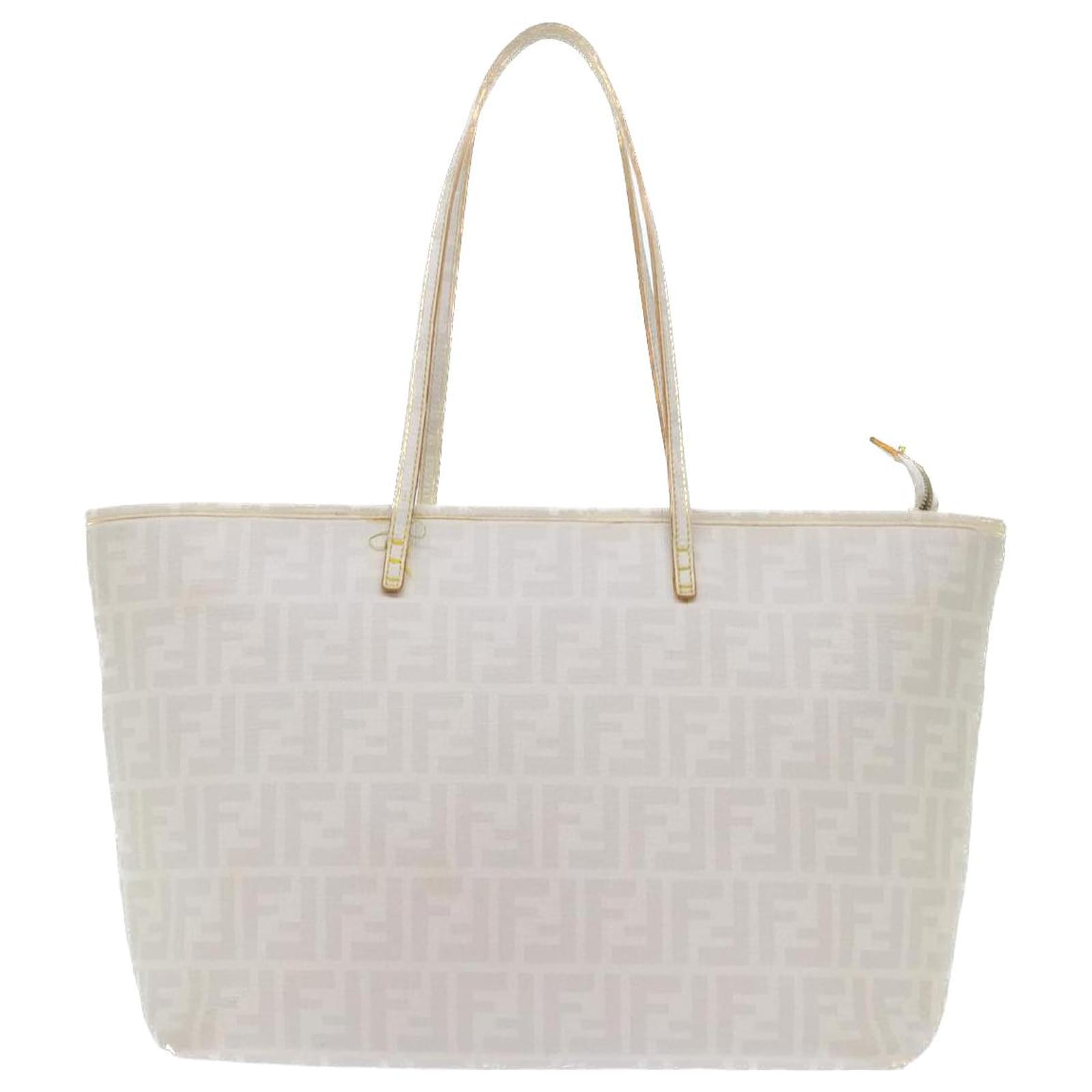 Fendi white sale tote