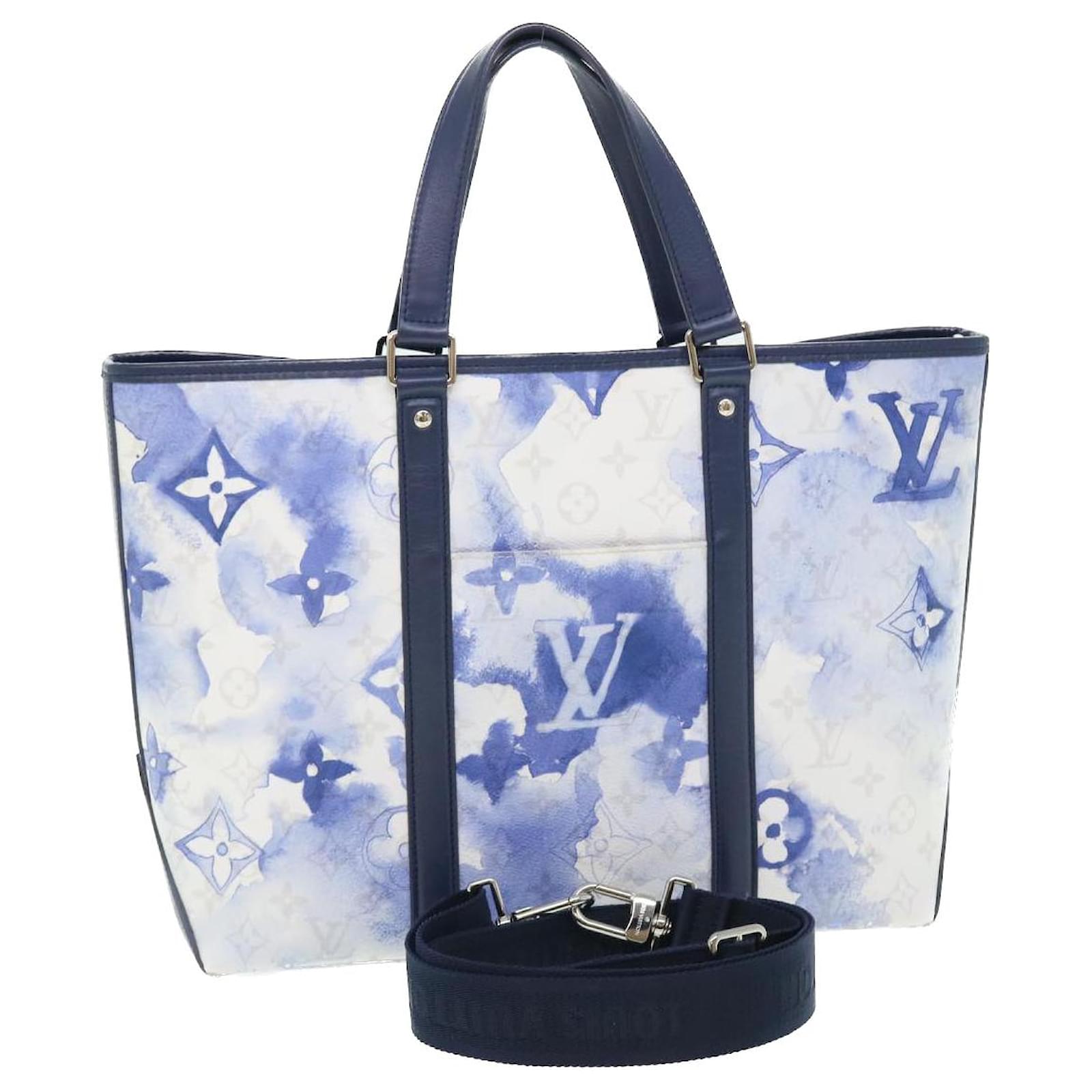 Totes Louis Vuitton Louis Vuitton Monogram Kimono PM Tote Bag 2way Black M41855 LV Auth 43635a