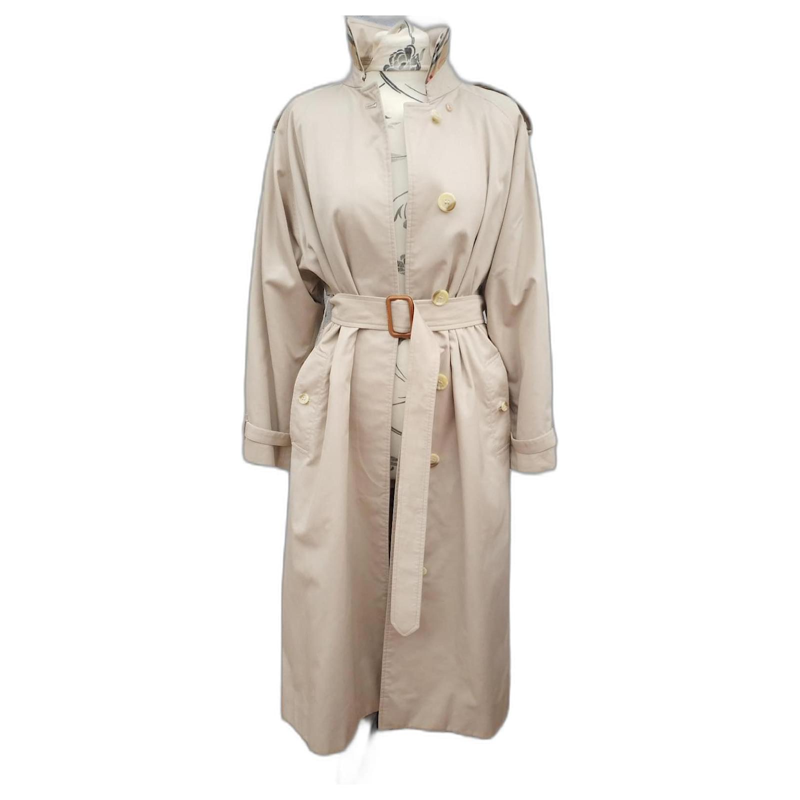 BURBERRY cotton vintage trench coat outer beige R50 main image 0